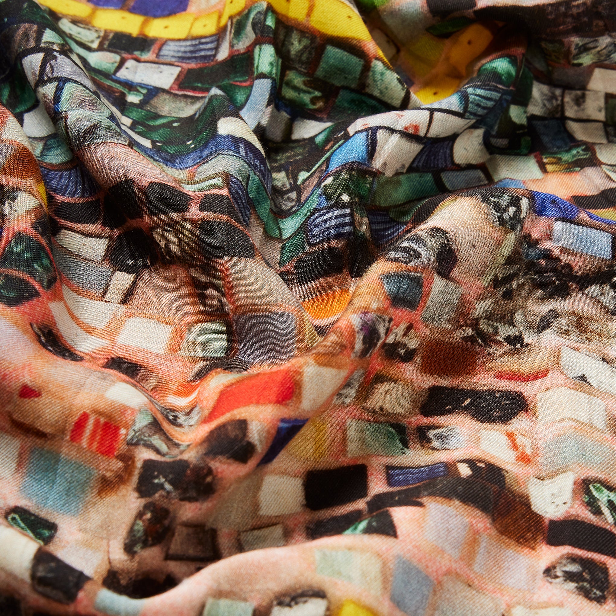 Jack Whitten Silk & Cotton Art Scarf – Limited Edition