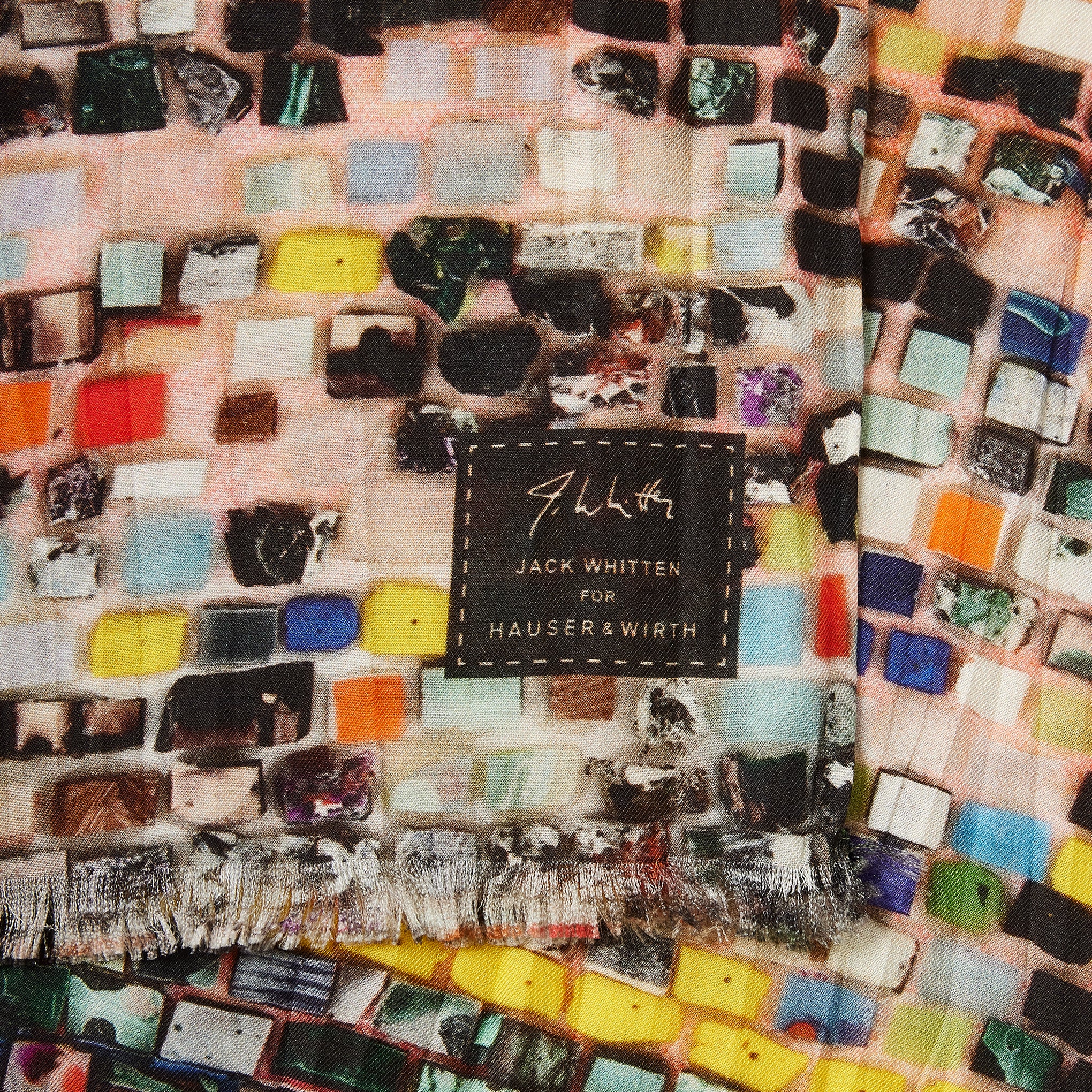 Jack Whitten Silk & Cotton Art Scarf – Limited Edition