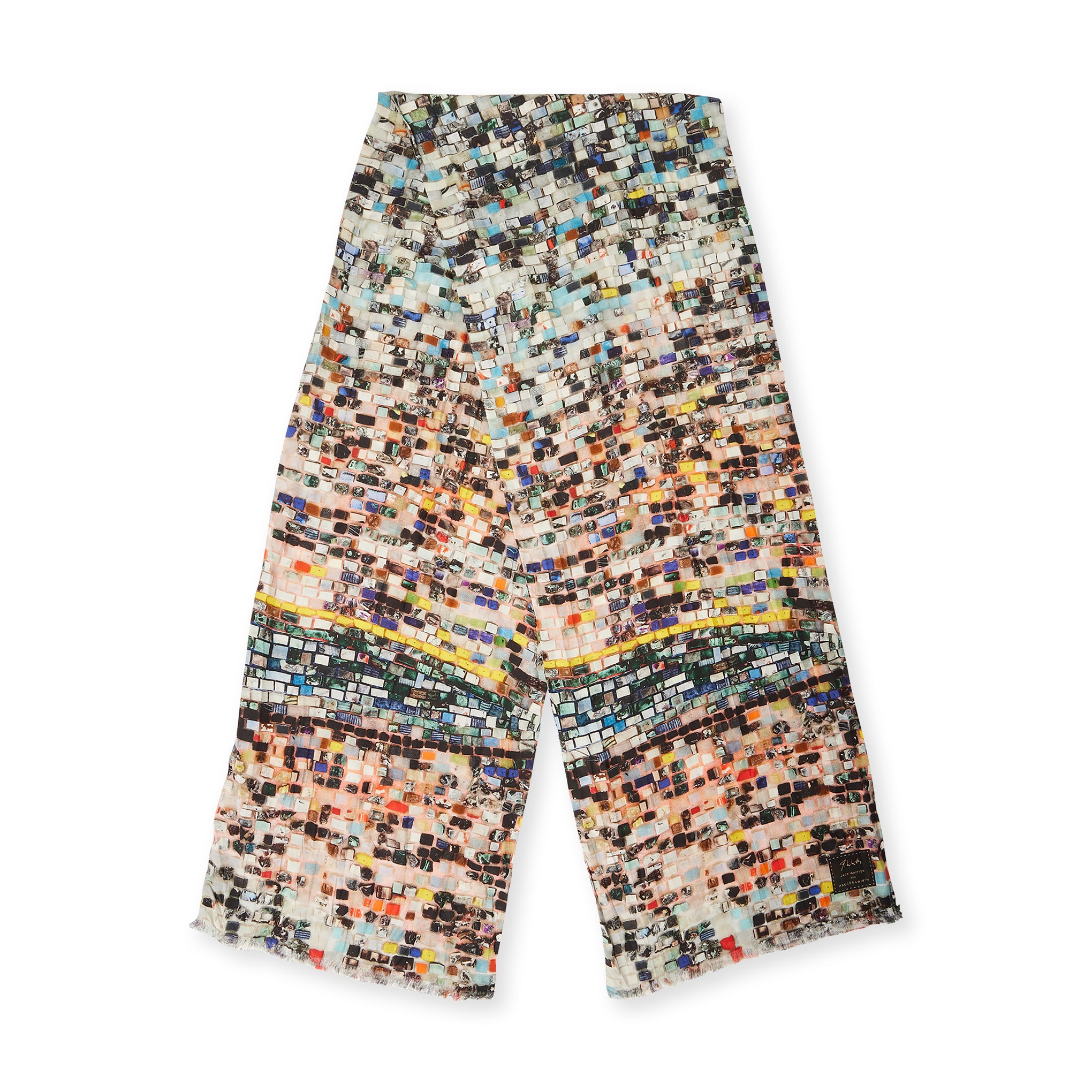 Jack Whitten Silk & Cotton Art Scarf – Limited Edition