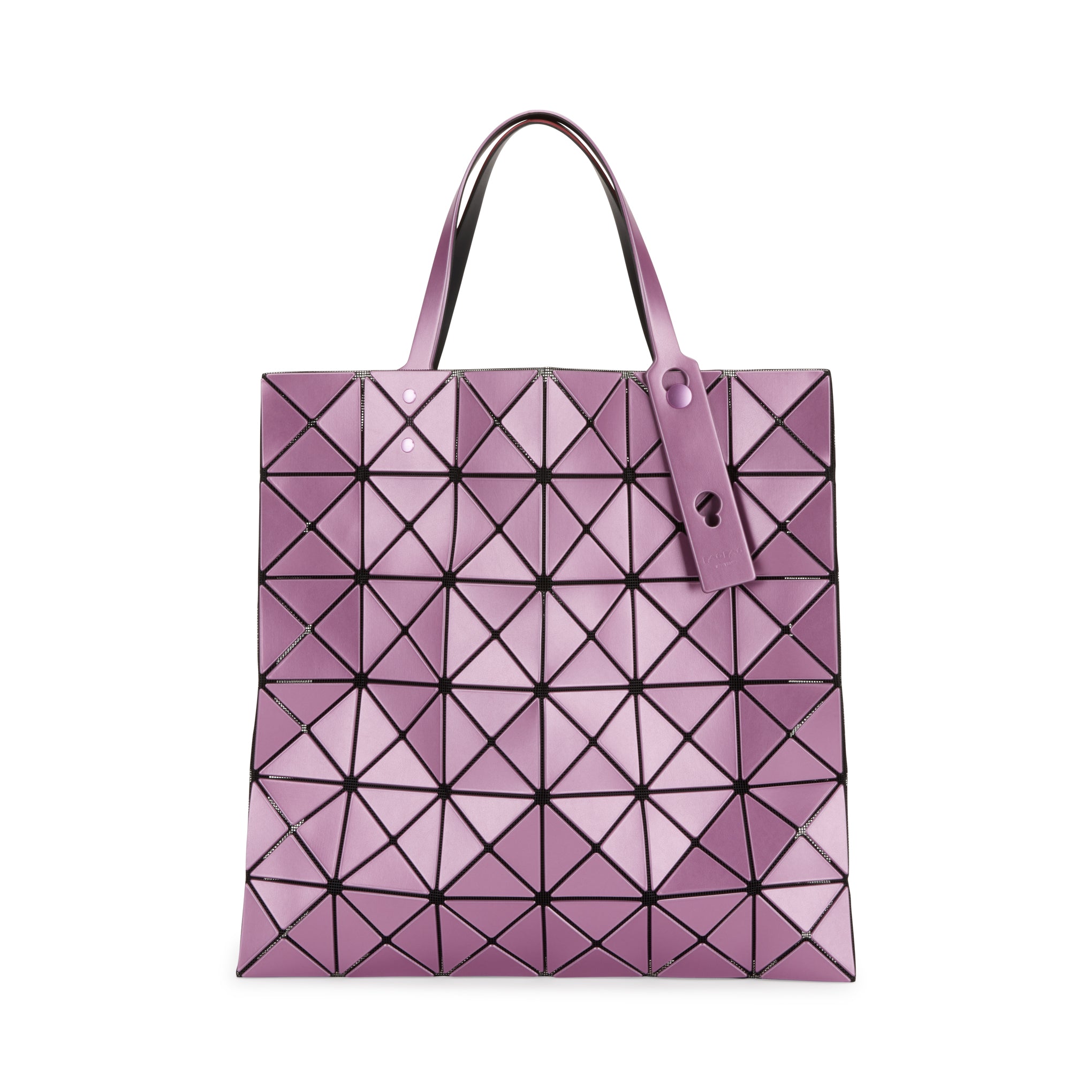 BAO BAO ISSEY MIYAKE Dual-Tone Lucent Tote Bag - Pink & Red