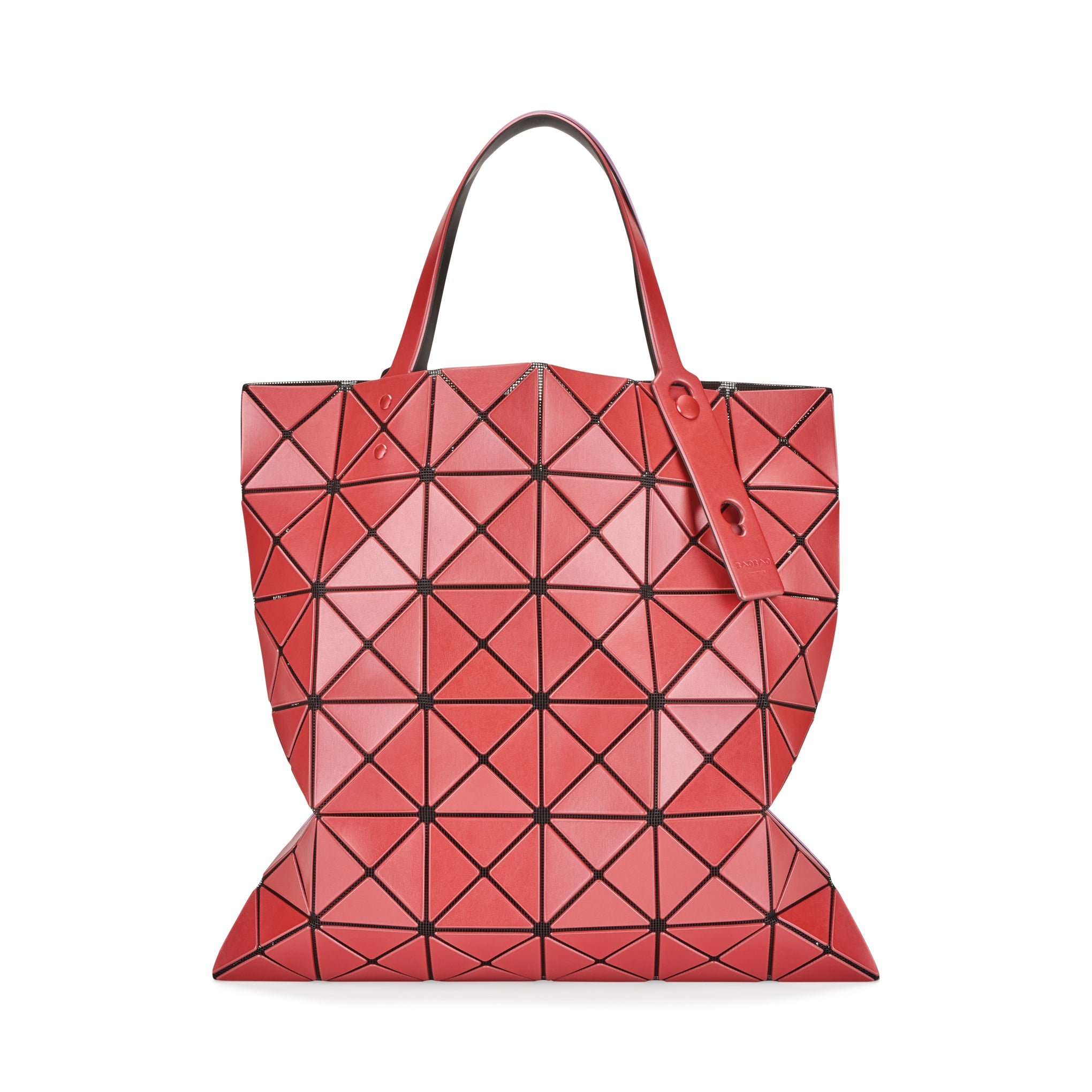 BAO BAO ISSEY MIYAKE Dual-Tone Lucent Tote Bag - Pink & Red