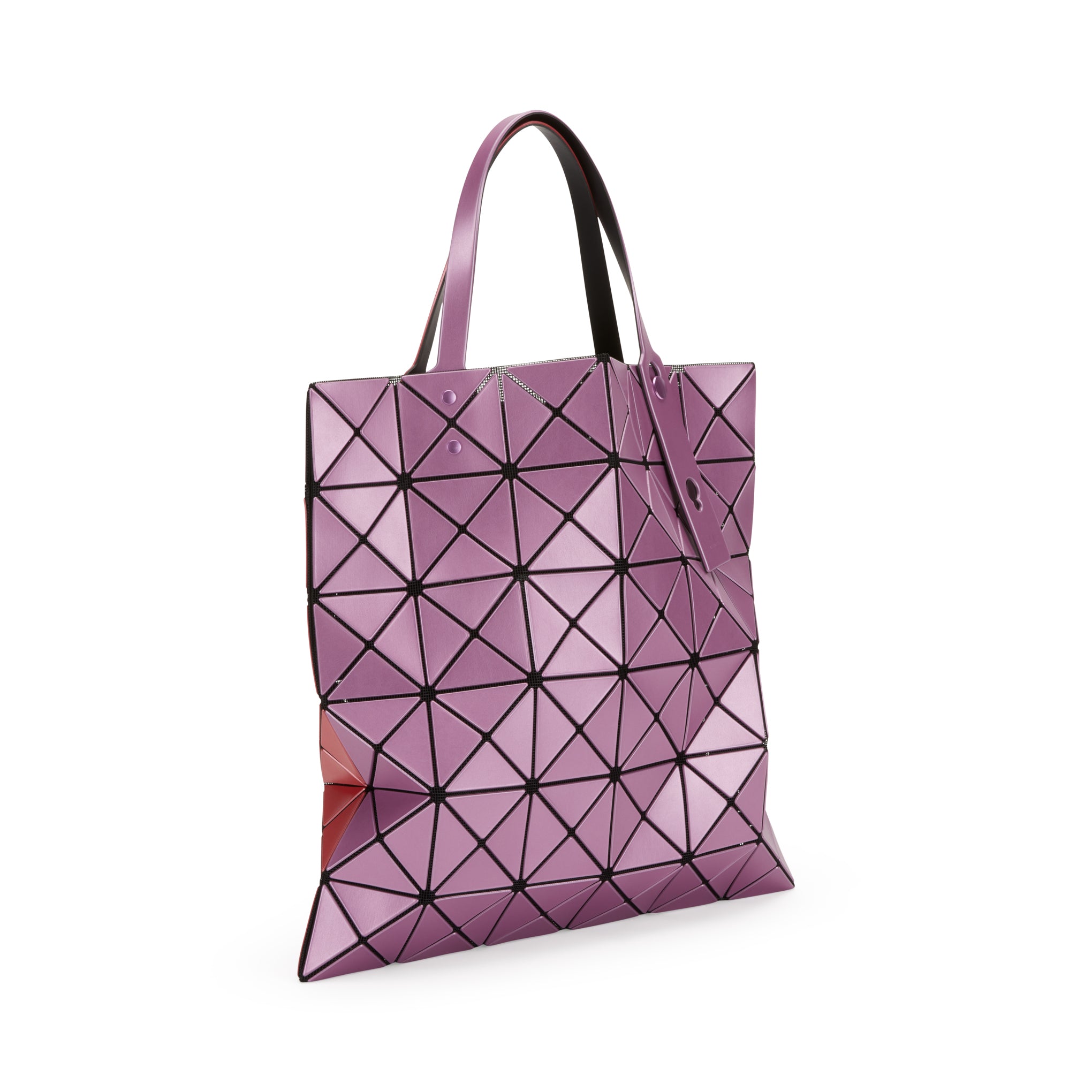 BAO BAO ISSEY MIYAKE Dual-Tone Lucent Tote Bag - Pink & Red