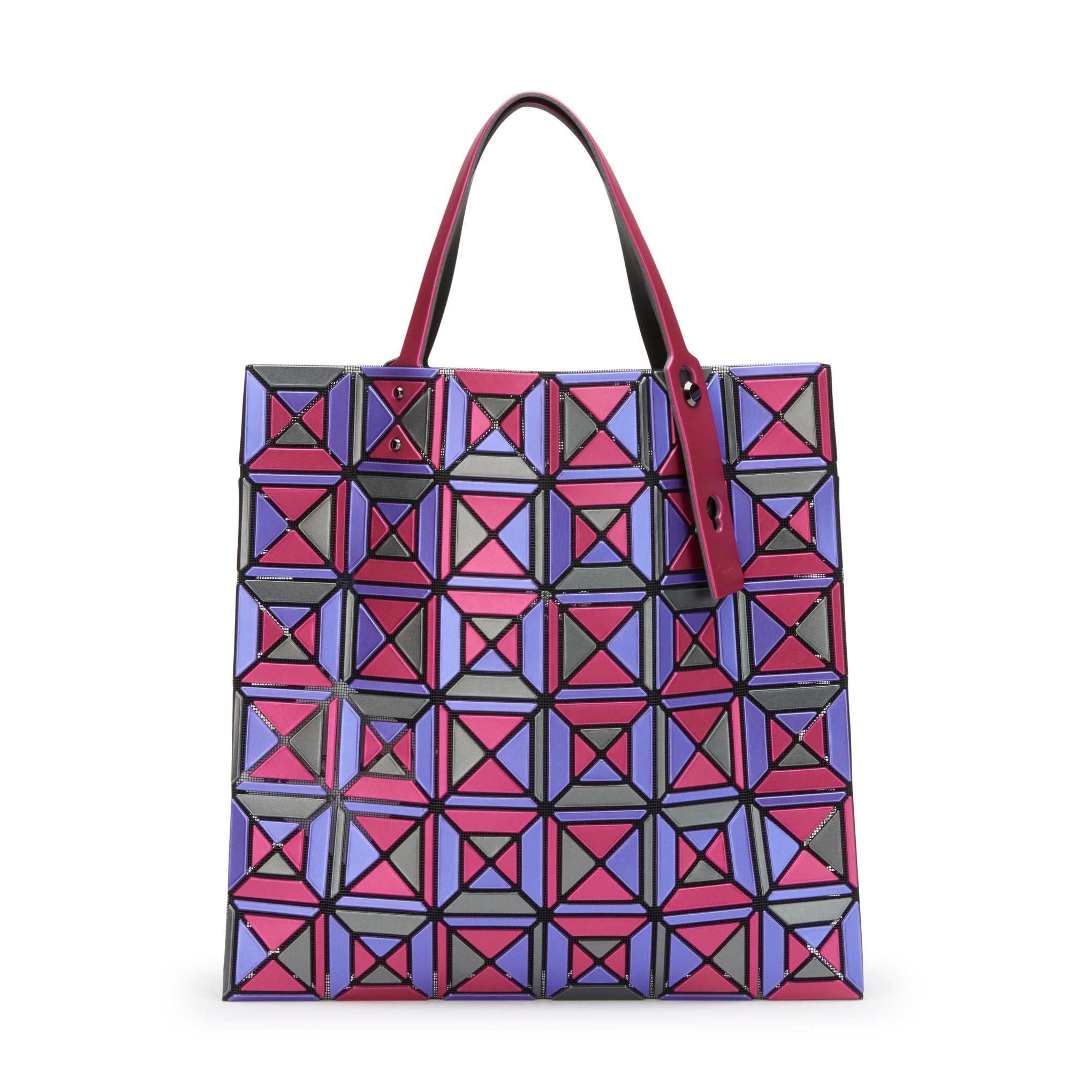 Issey Miyake BAO BAO Pink Geometric Tote Bag