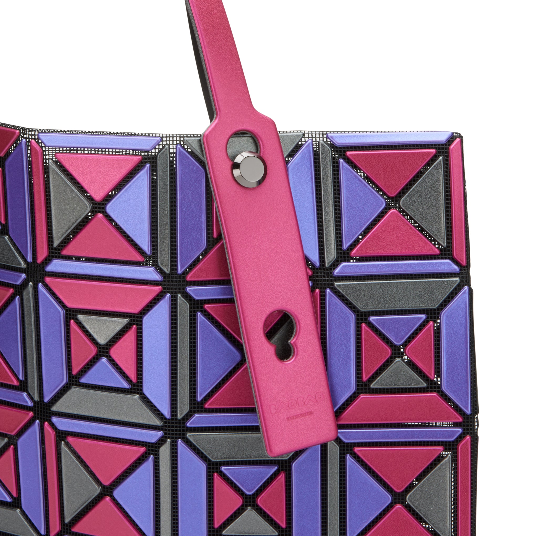 Issey Miyake BAO BAO Pink Geometric Tote Bag