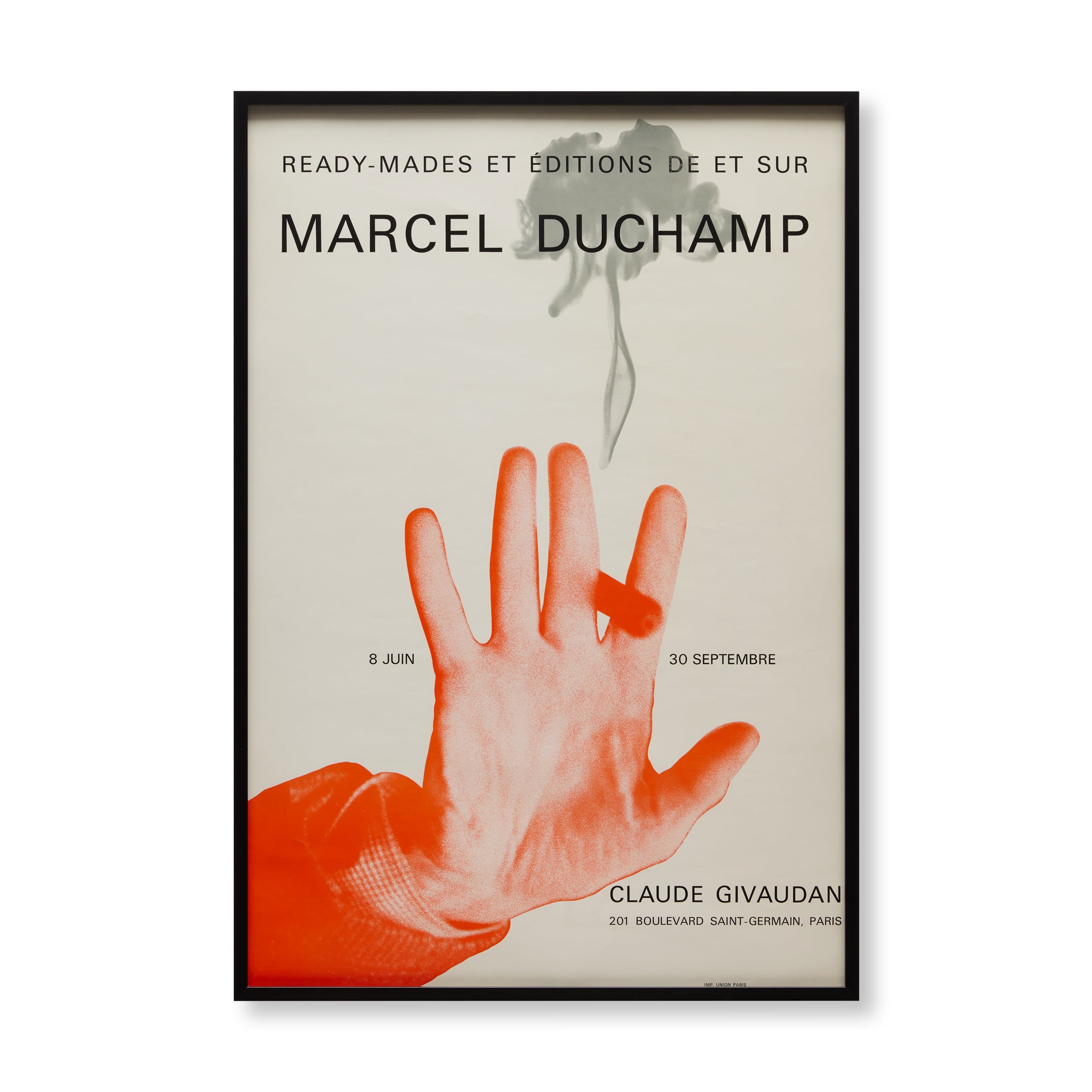 Marcel Duchamp Vintage Framed Art Poster 1967 Expo 67
