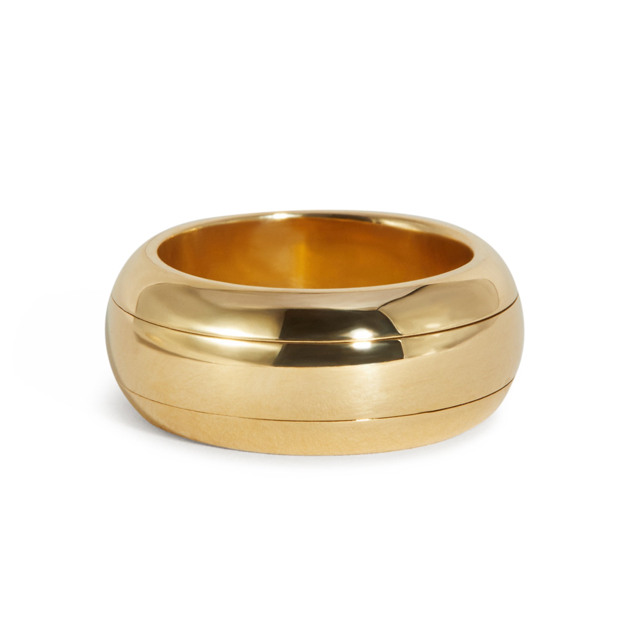 J. Hannah 14k Gold Pivot Spinner Ring for Anxiety Relief