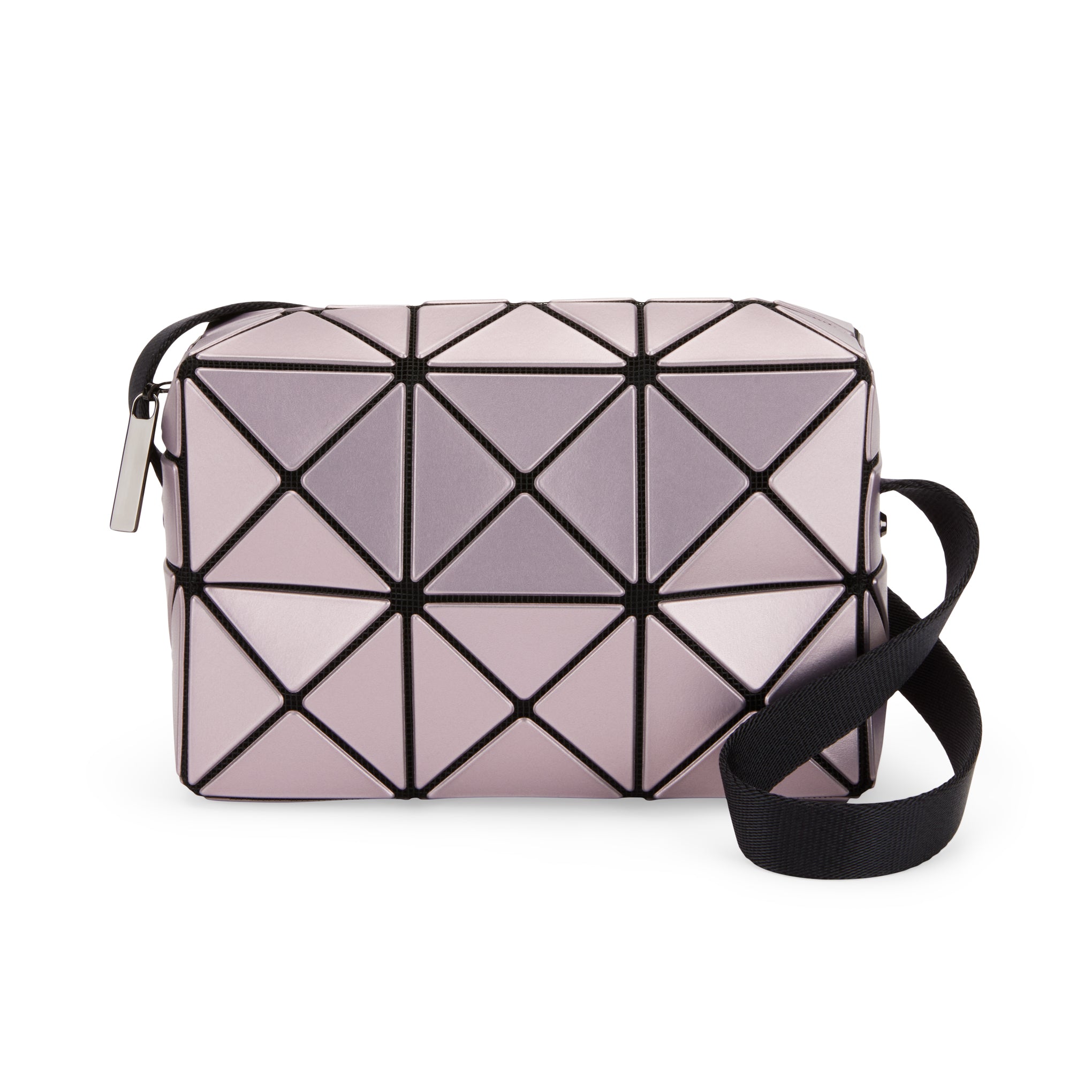 BAO BAO ISSEY MIYAKE Light Pink Metallic Crossbody Bag