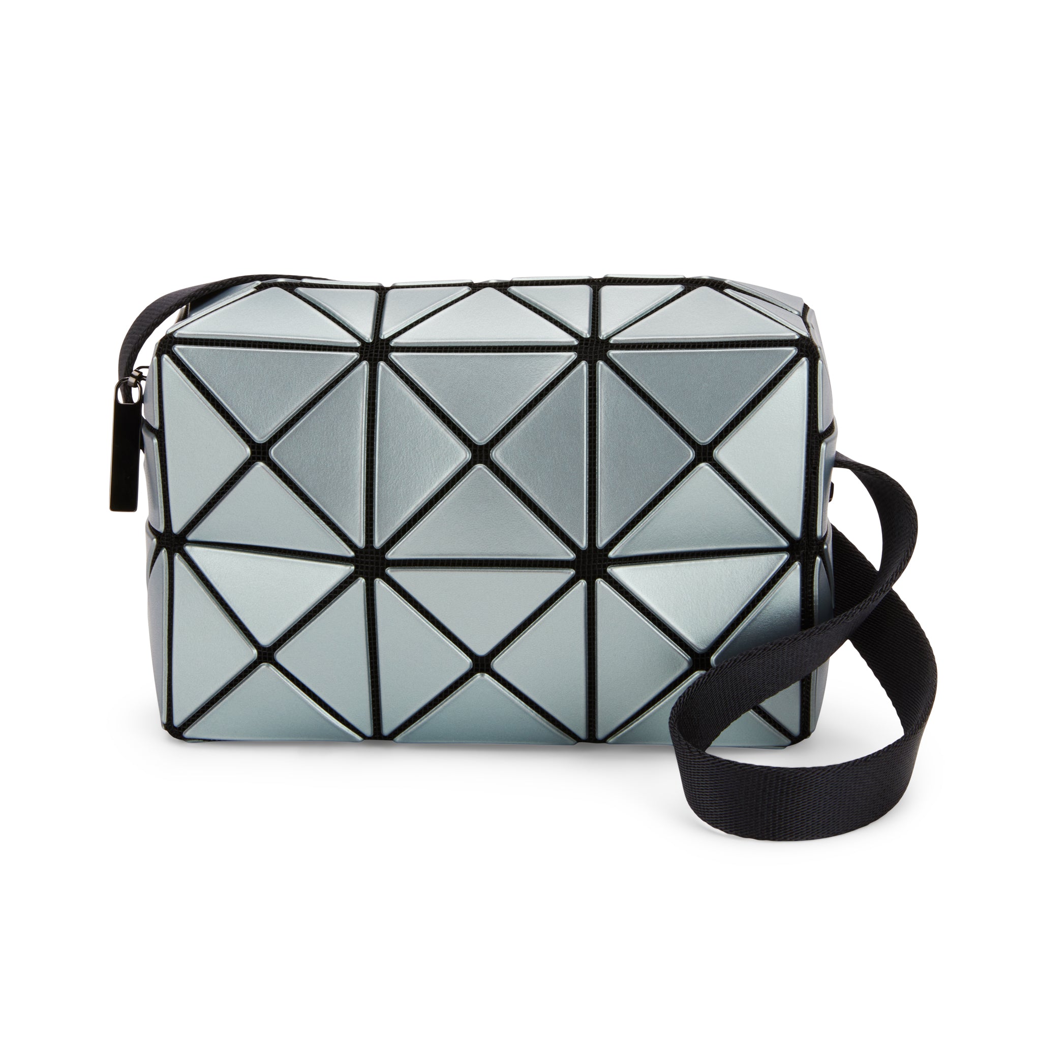 BAO BAO ISSEY MIYAKE Light Blue Metallic Crossbody Bag