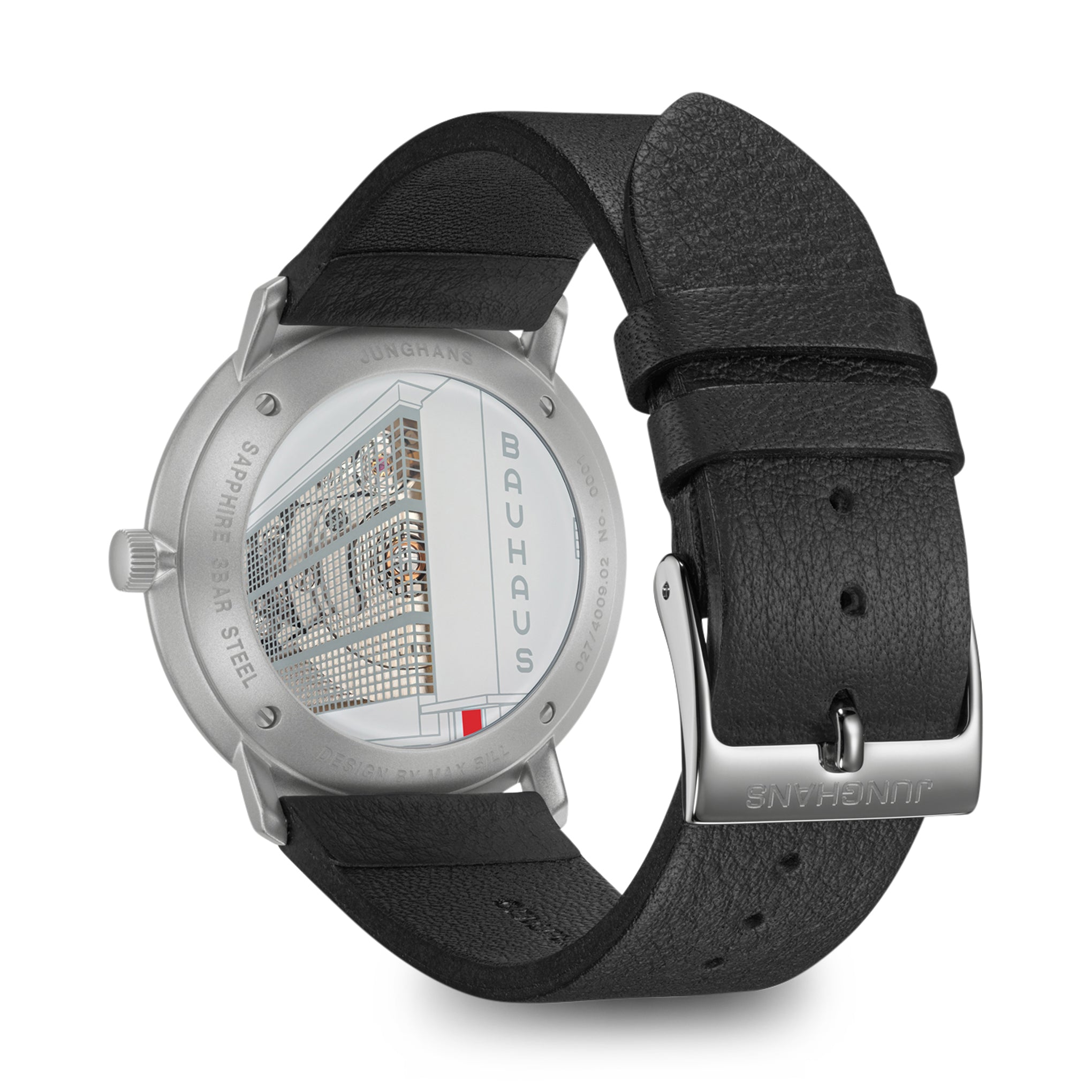Max Bill Bauhaus Automatic Watch 38mm Stainless Steel