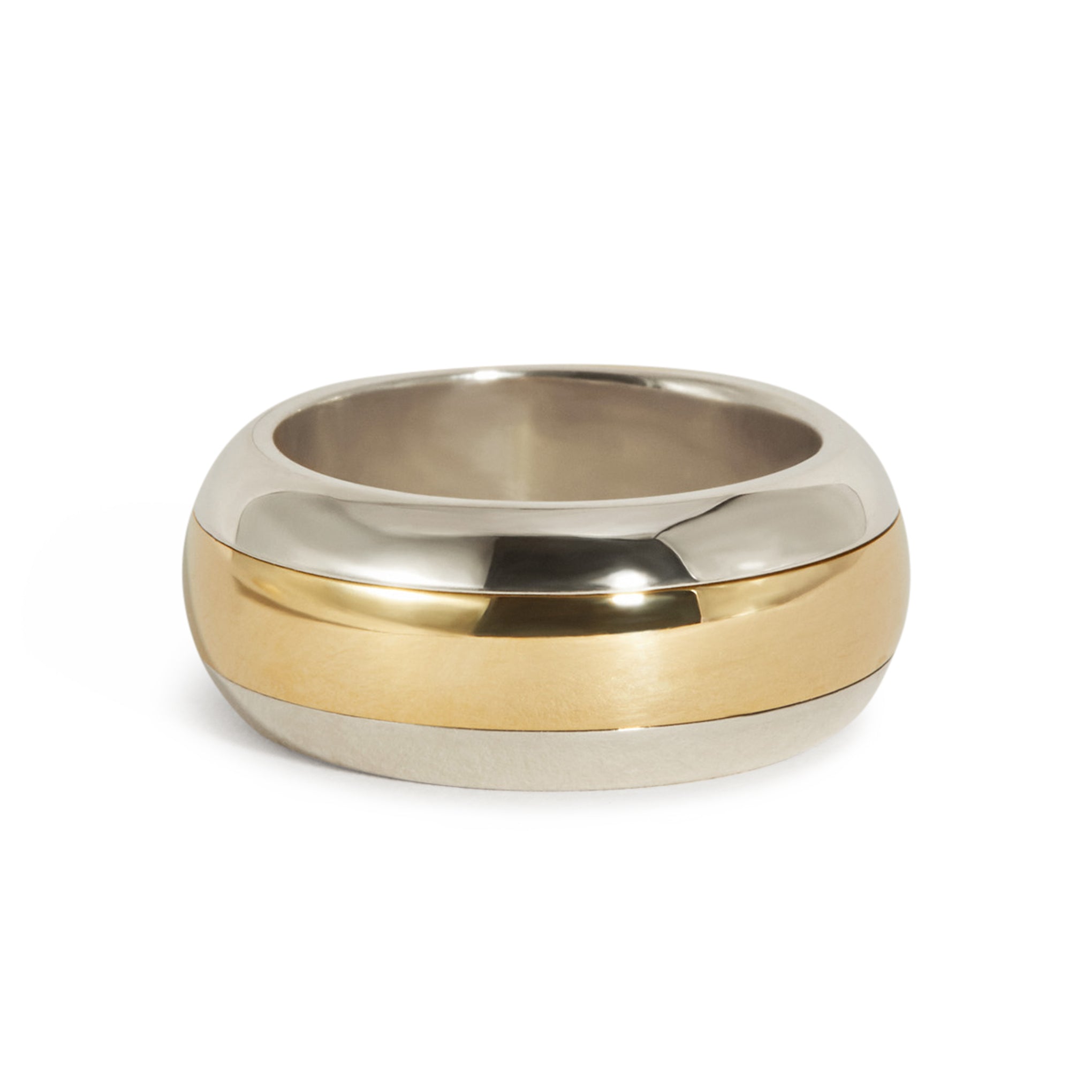 J. Hannah Pivot Ring II - 14k Gold Spinning Anxiety Ring