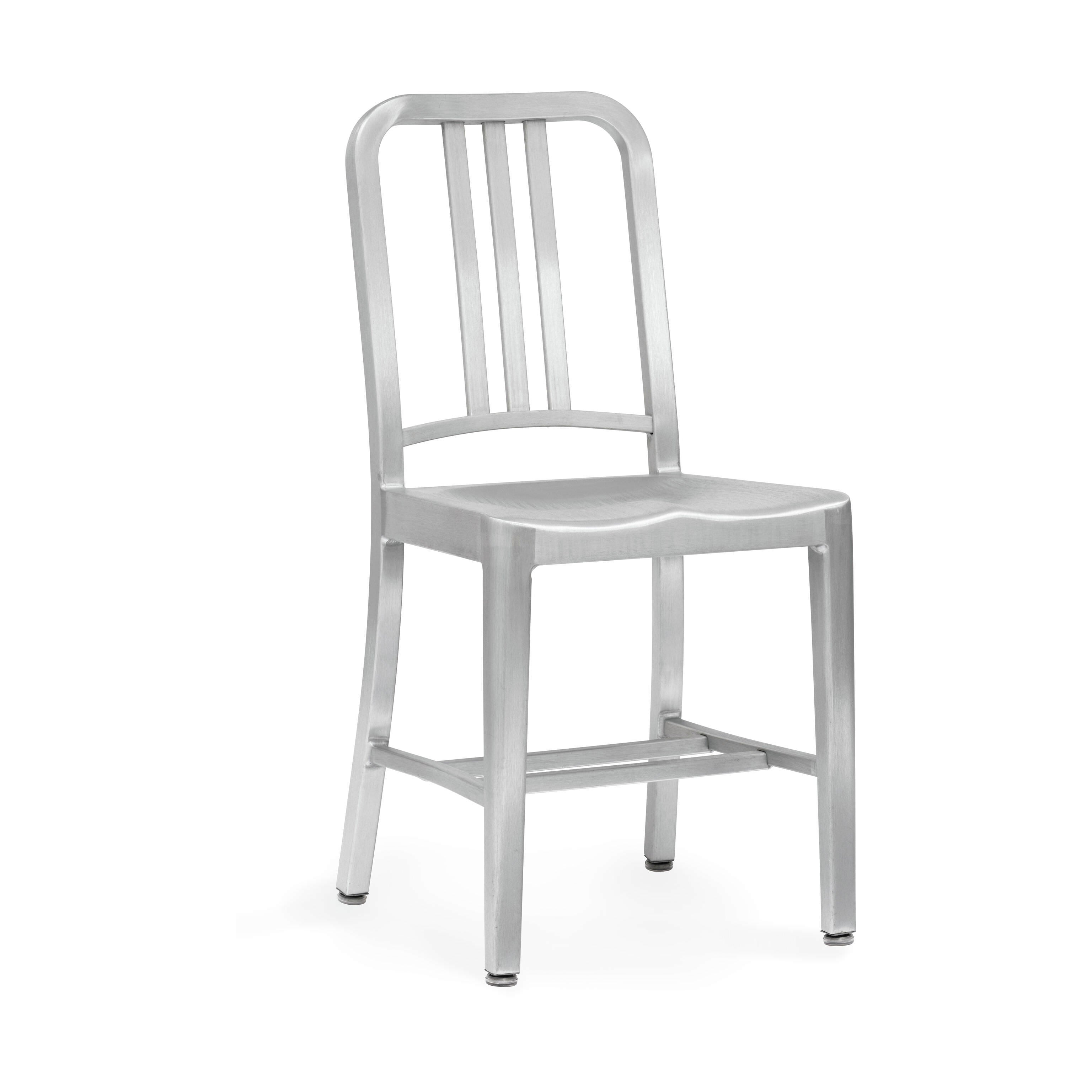 Emeco Navy Chair - Recycled Aluminum Side Chair for Indoor & Outdoor