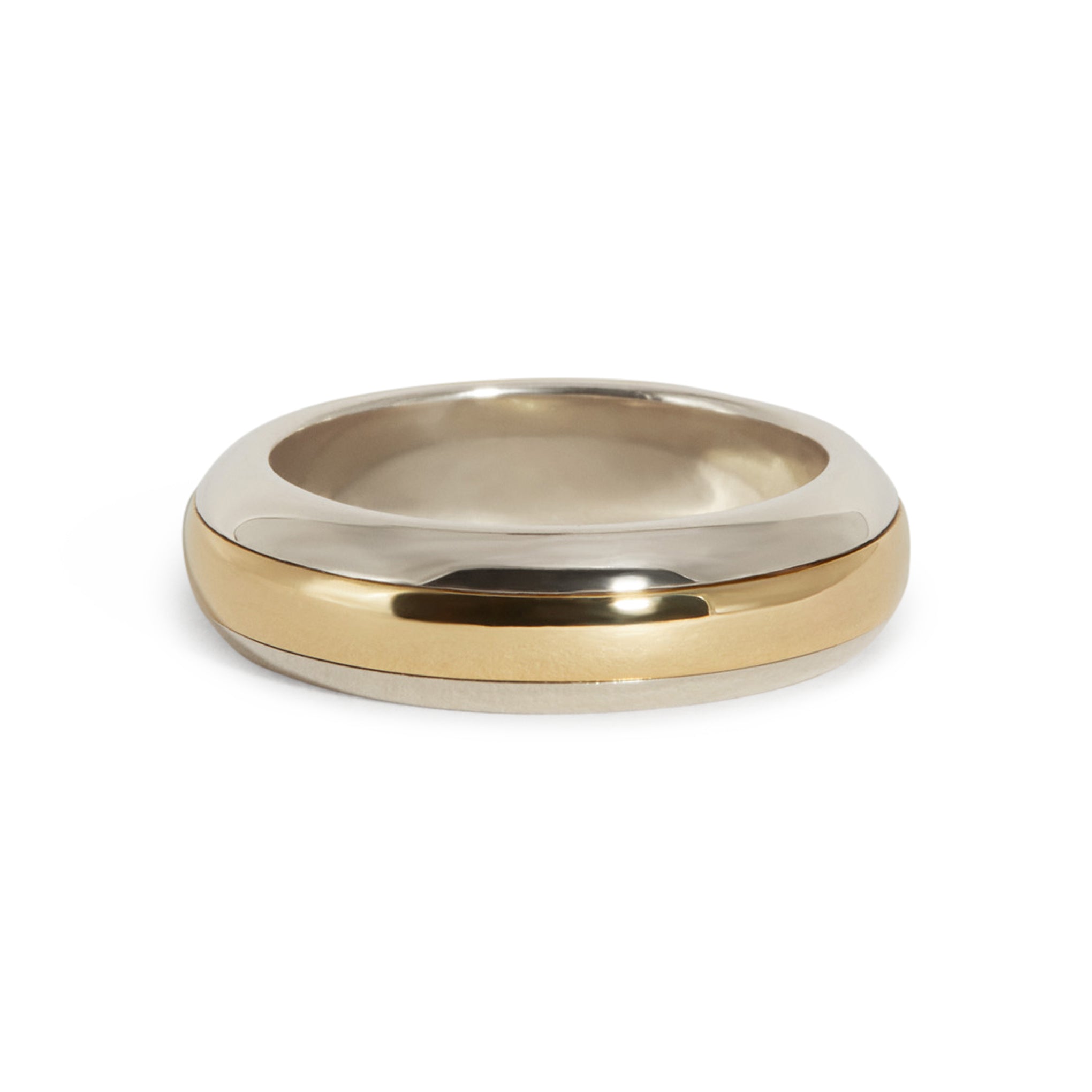 J. Hannah Pivot Ring - 14k Gold Spinner Ring for Anxiety Relief