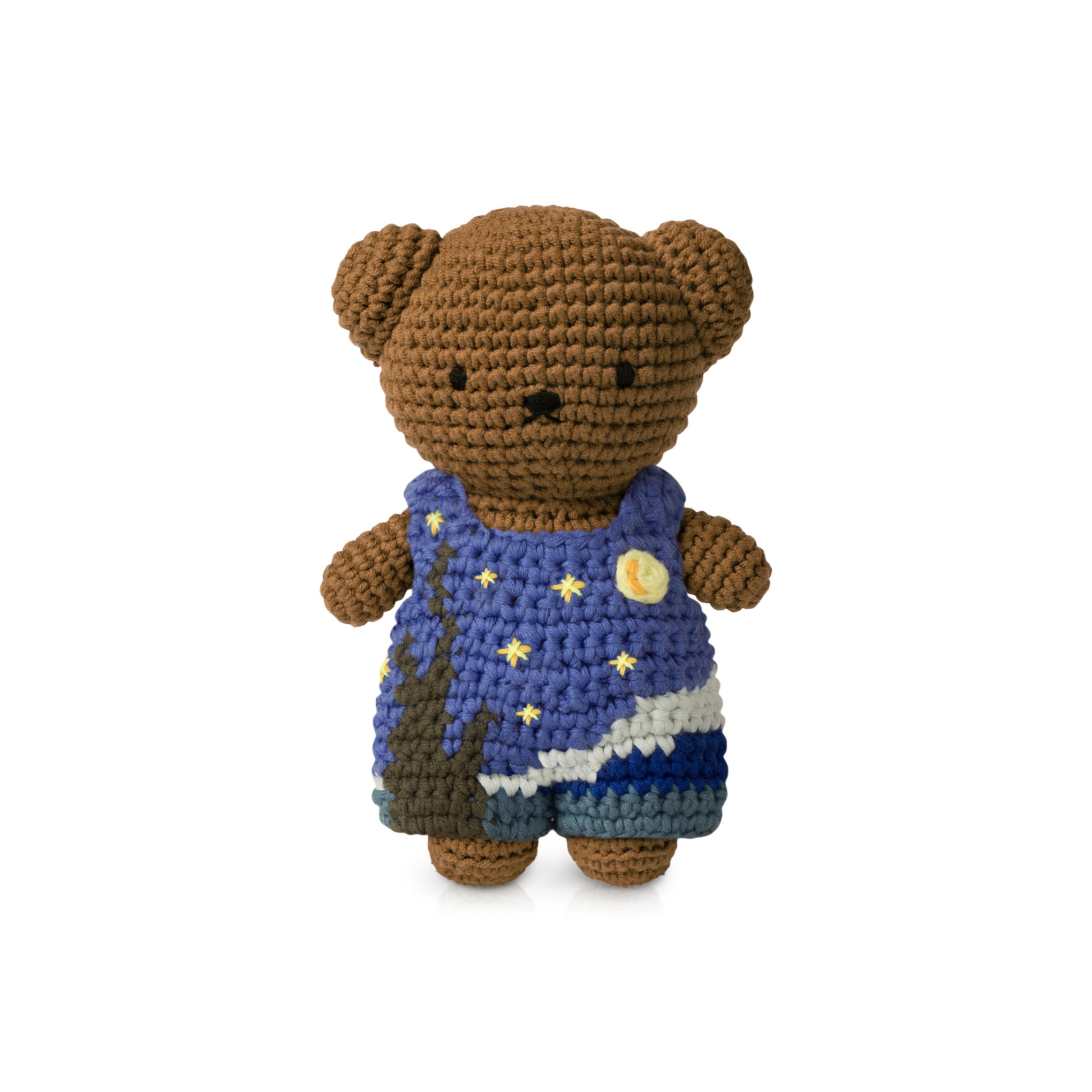 Miffy & Friends Van Gogh Starry Night Crochet Plush Toy - Boris