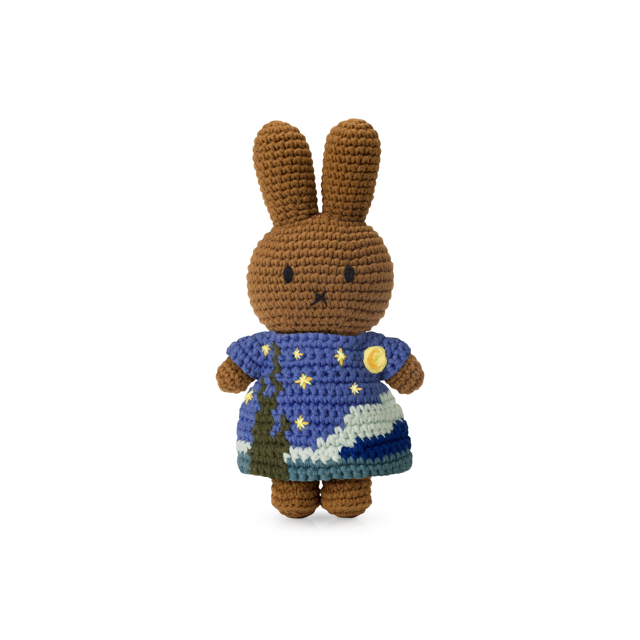 Miffy & Friends Van Gogh Starry Night Crochet Plush Toy