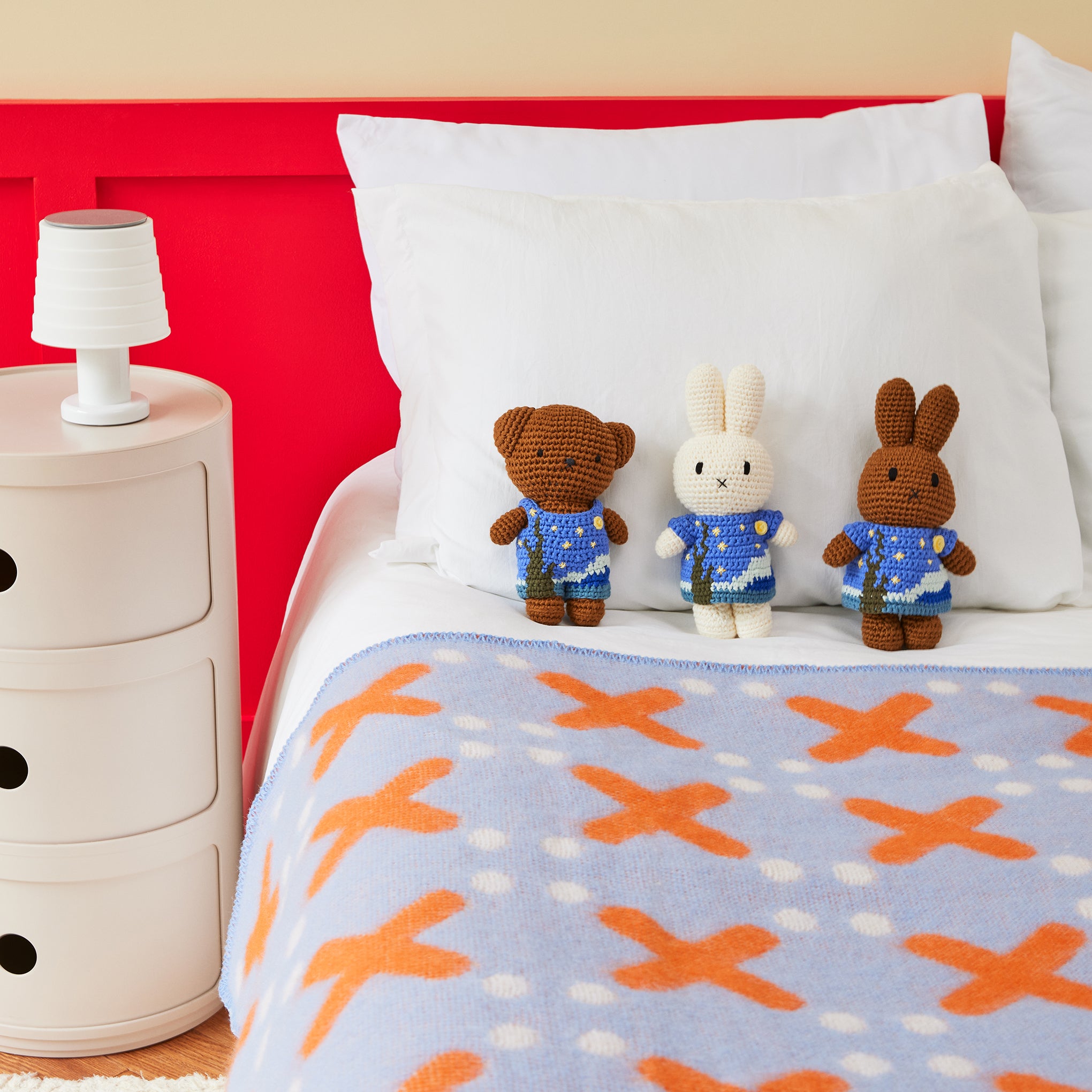 Miffy Van Gogh Starry Night Crochet Plush Toy – Handmade & Fair Trade