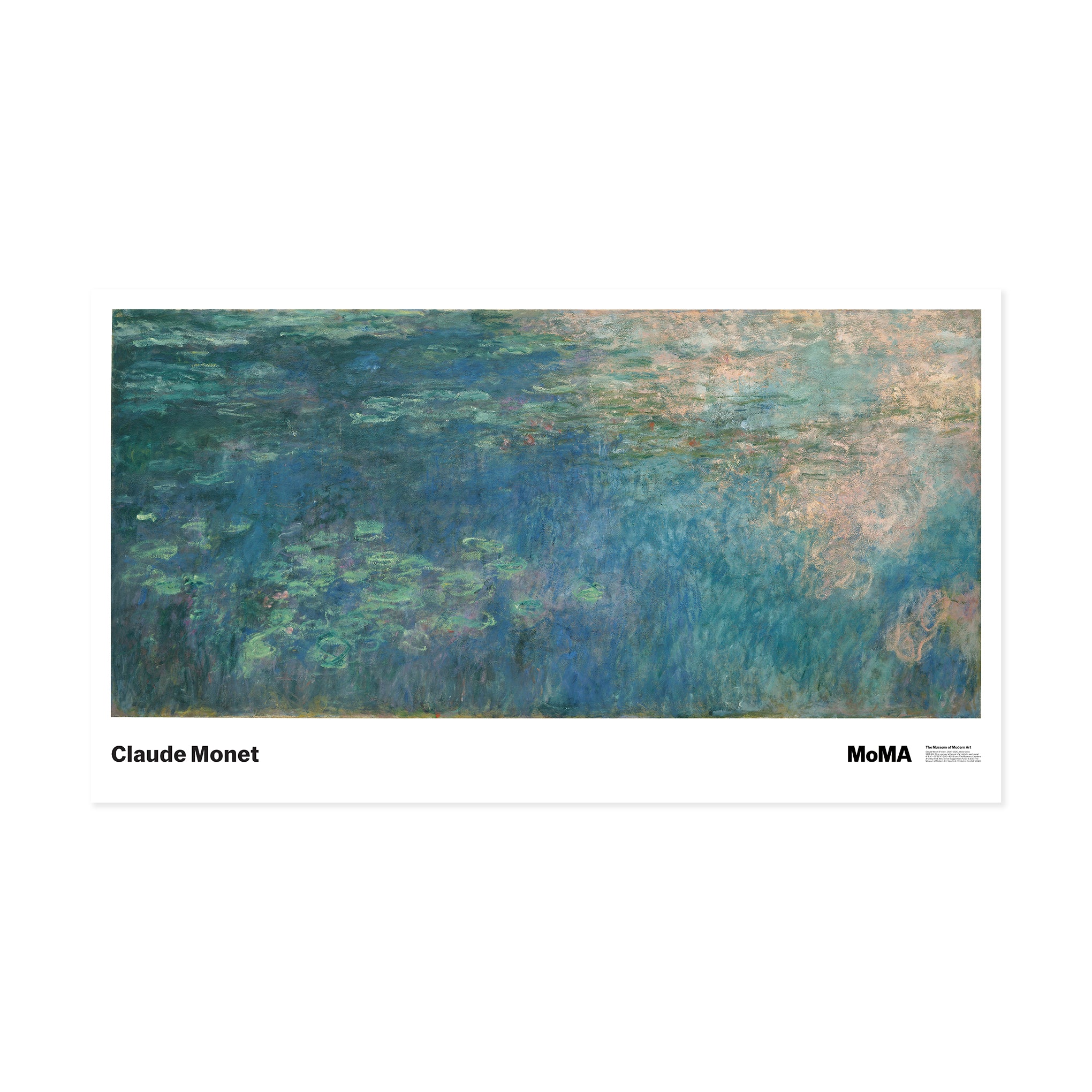 Claude Monet Water Lilies Art Poster - MoMA Collection