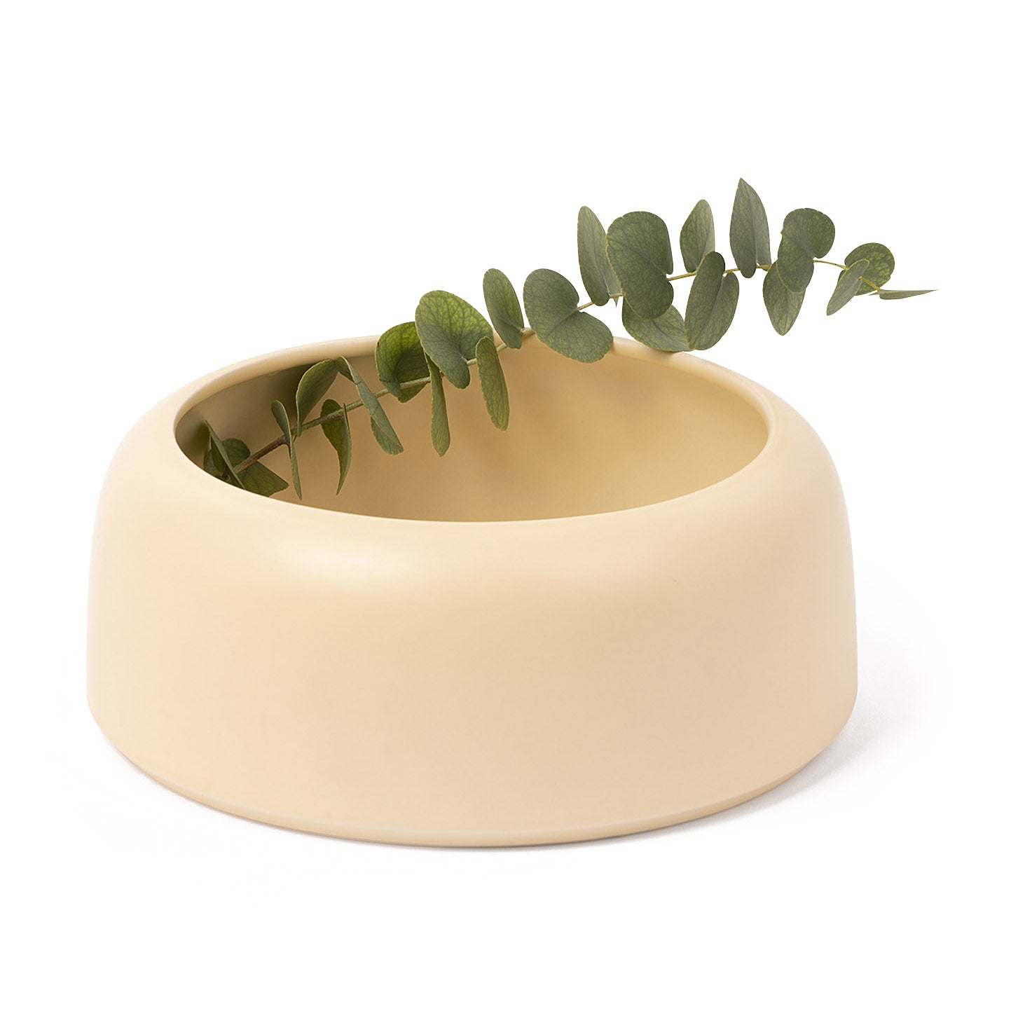 Raawii Handcrafted Ceramic Bowl - Soft Yellow Stackable Design