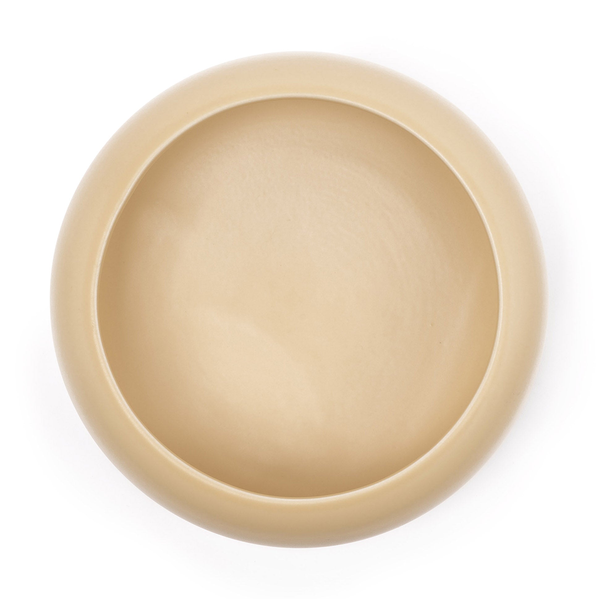 Raawii Handcrafted Ceramic Bowl - Soft Yellow Stackable Design