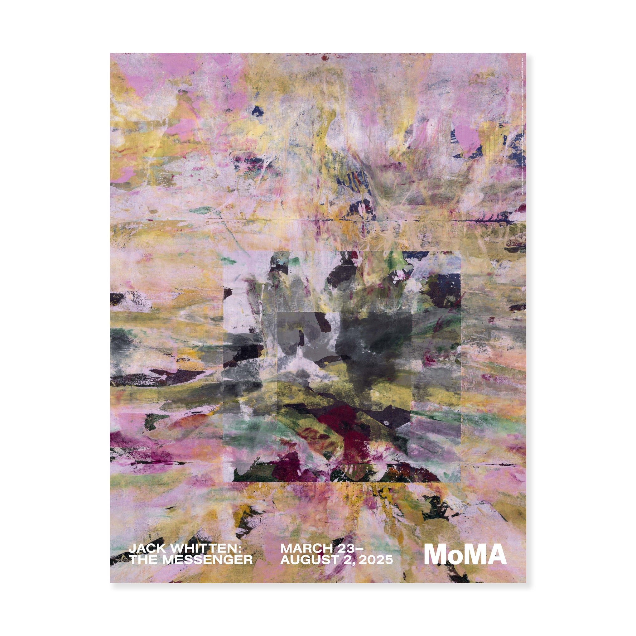 Jack Whitten MoMA Exhibition Poster - Light Sheet I Art Print 28x22"