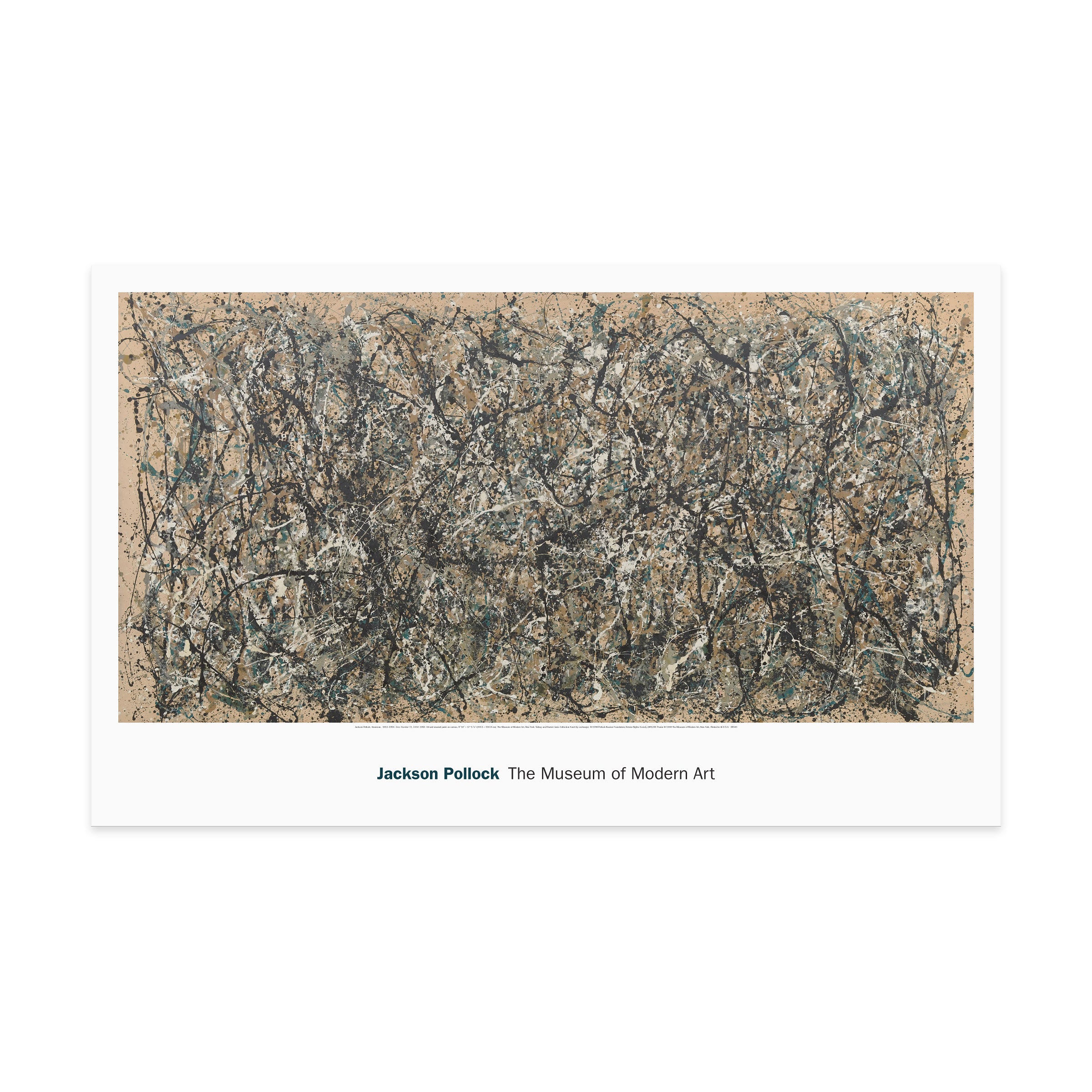 Jackson Pollock One: Number 31 Art Poster - MoMA Collection