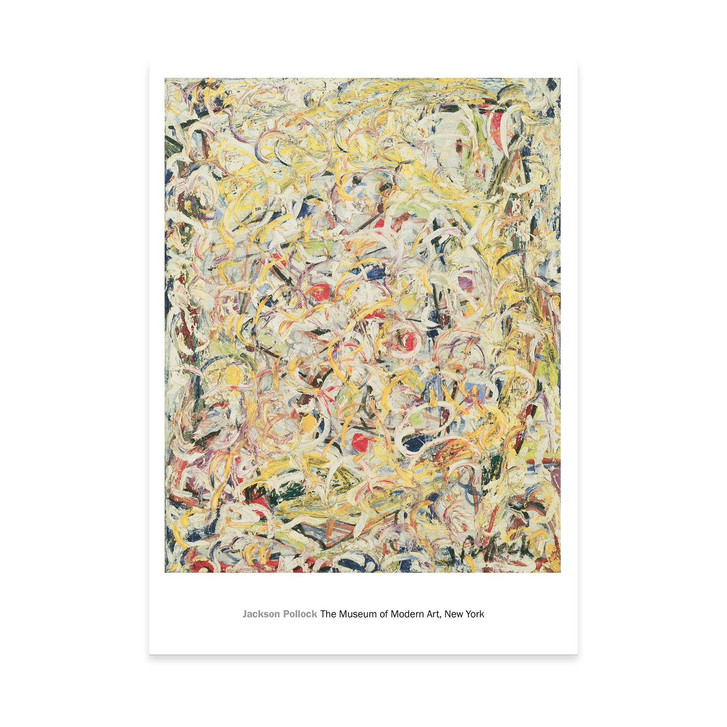 Jackson Pollock Shimmering Substance Art Poster - MoMA Reproduction