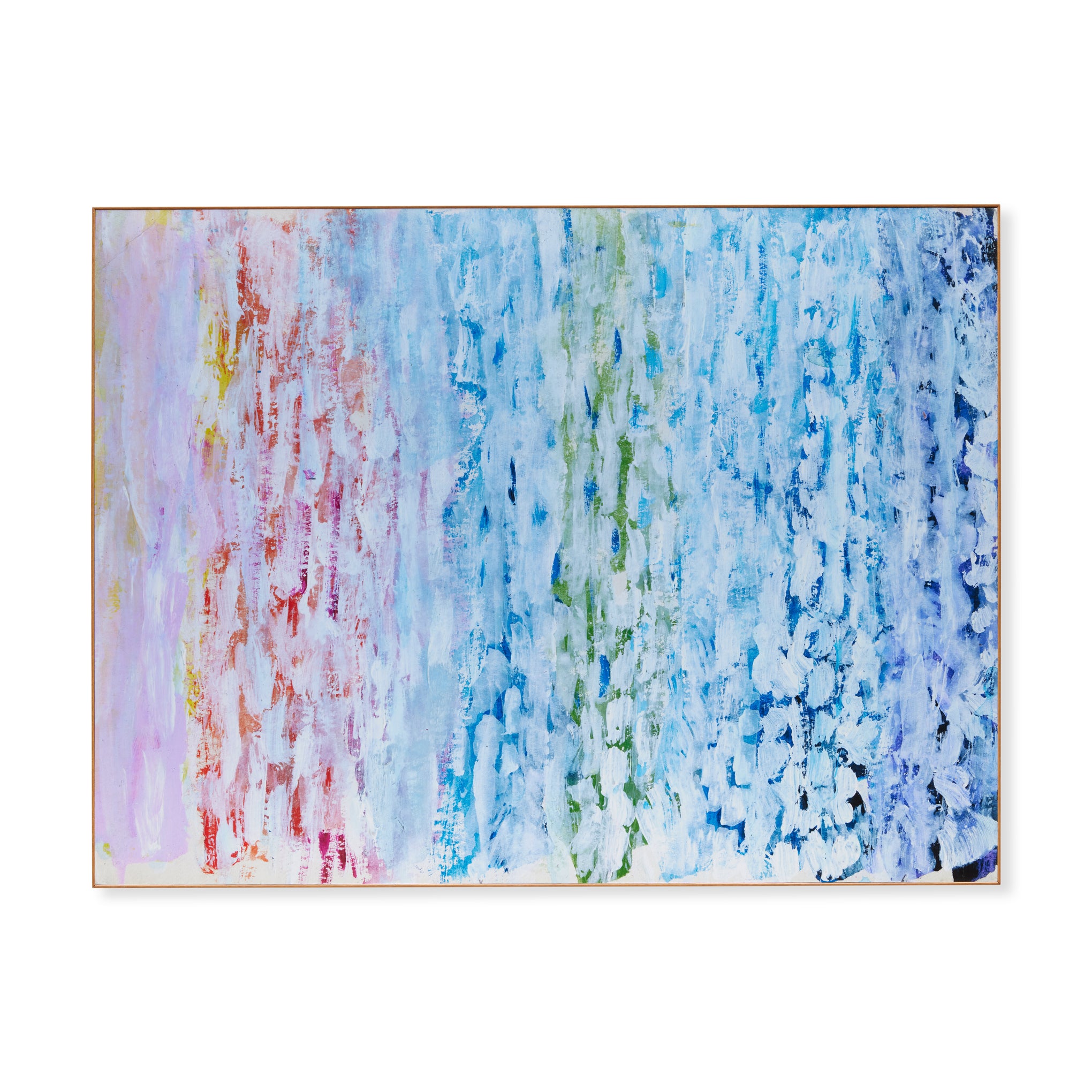 Alma Woodsey Thomas Abstract Color Study Framed Art Print