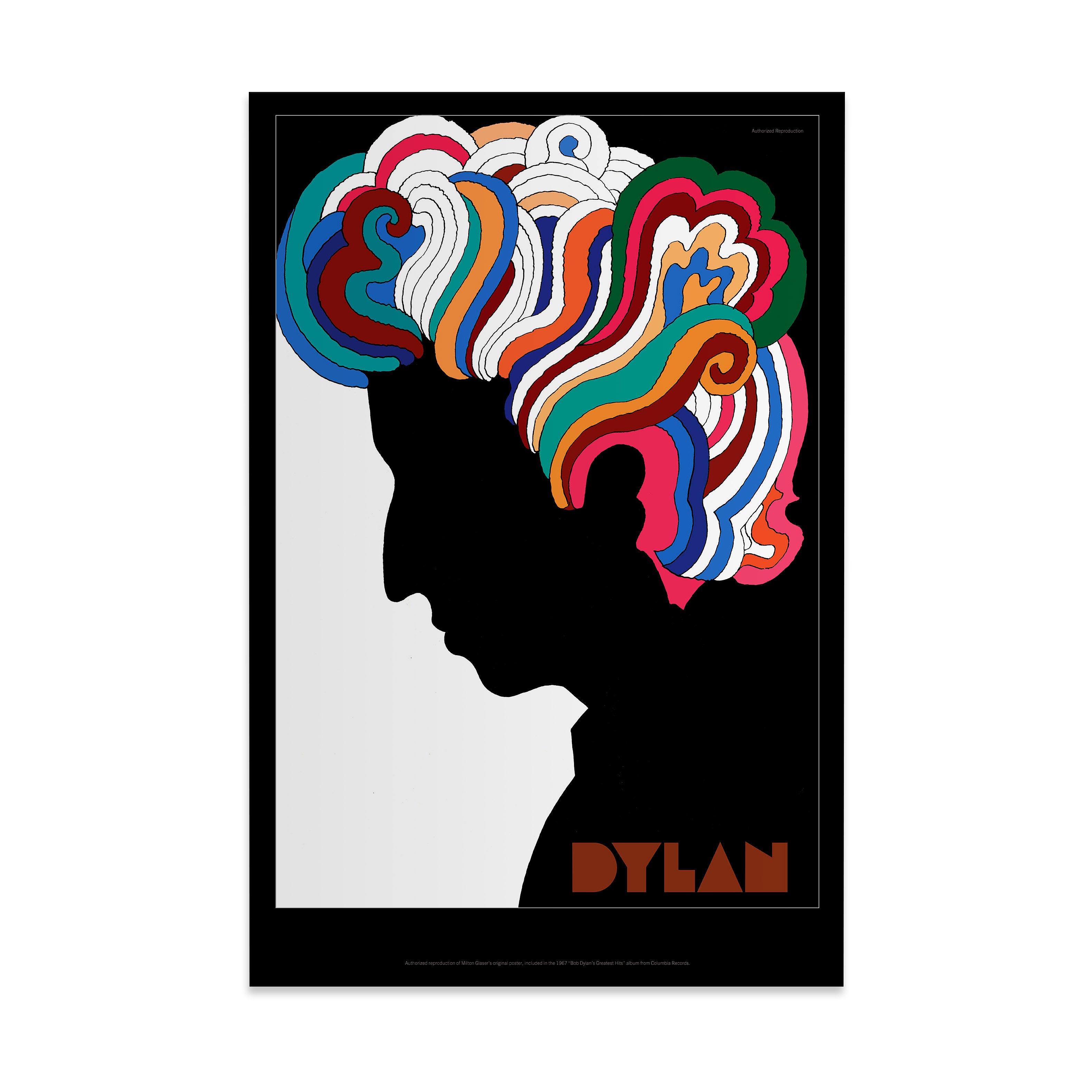 Milton Glaser Bob Dylan Poster 2008 Limited Edition Art Print