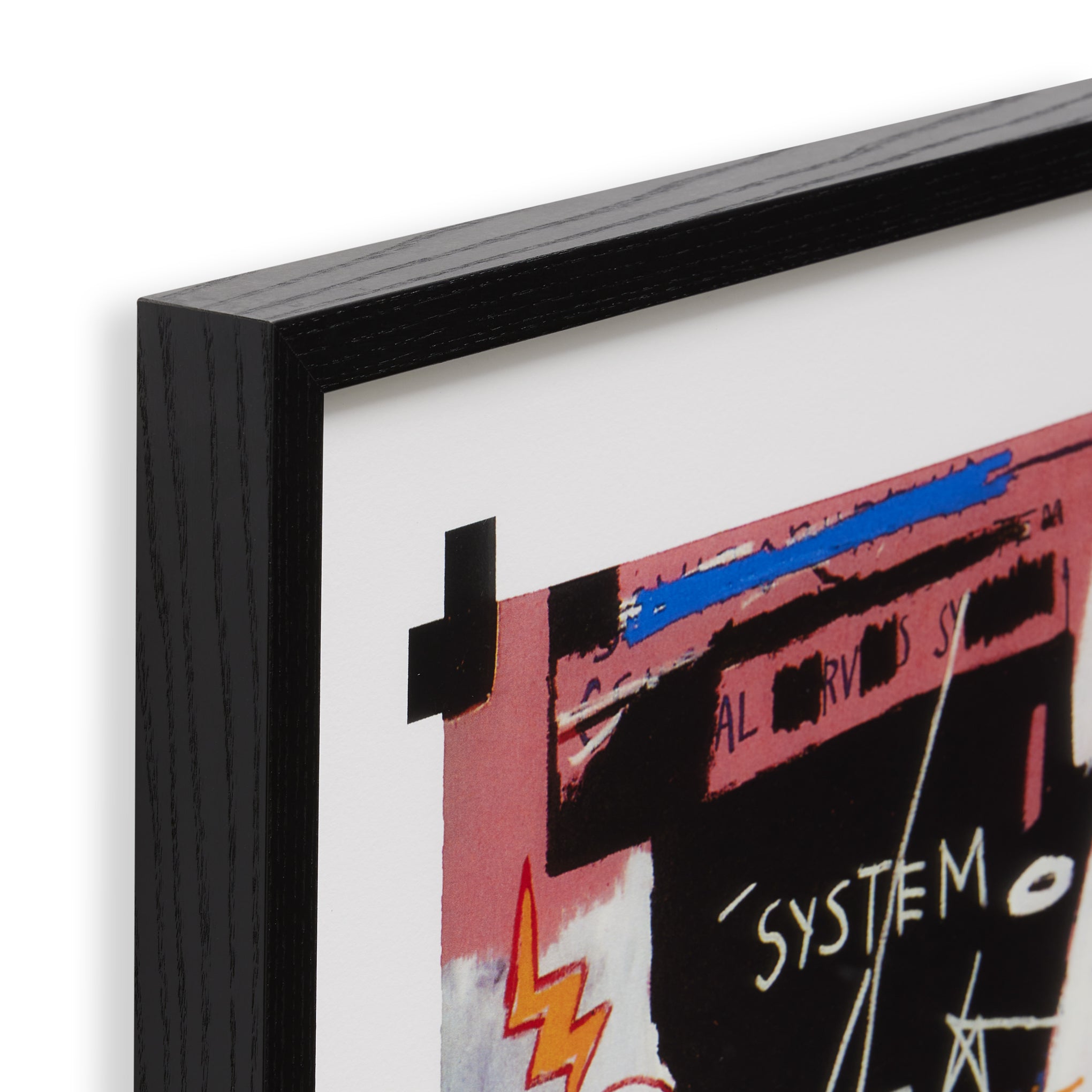 Jean-Michel Basquiat Six Fifty Art Print Framed Poster 24x24