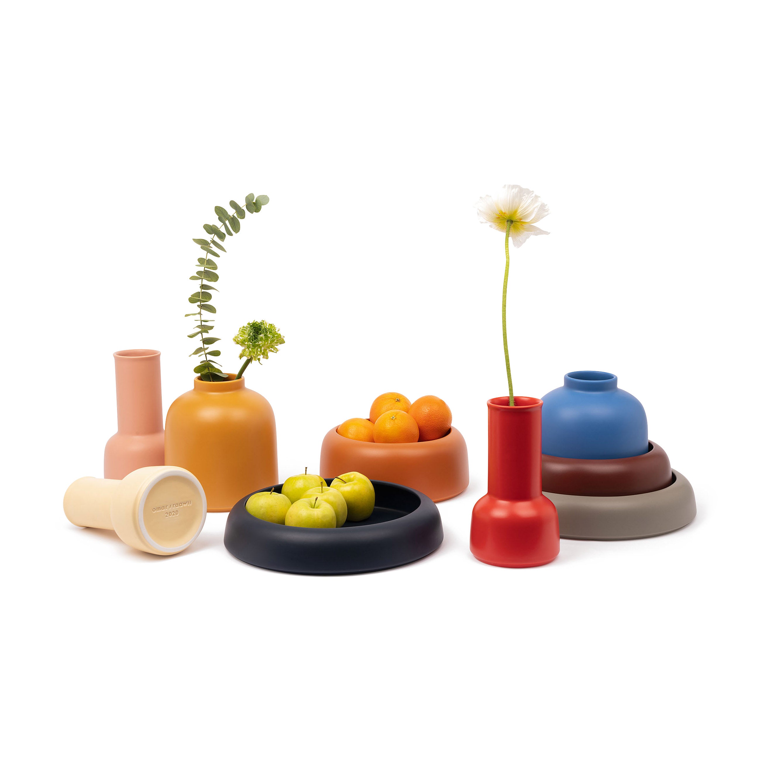 Raawii Mustard Handcrafted Stackable Vase – Omar Collaboration