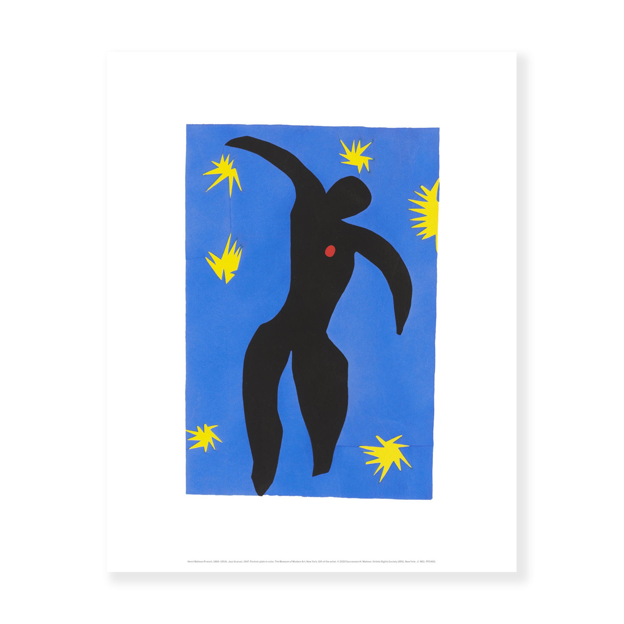 Henri Matisse Icarus Art Print Poster – Jazz Collection MoMA Reproduction