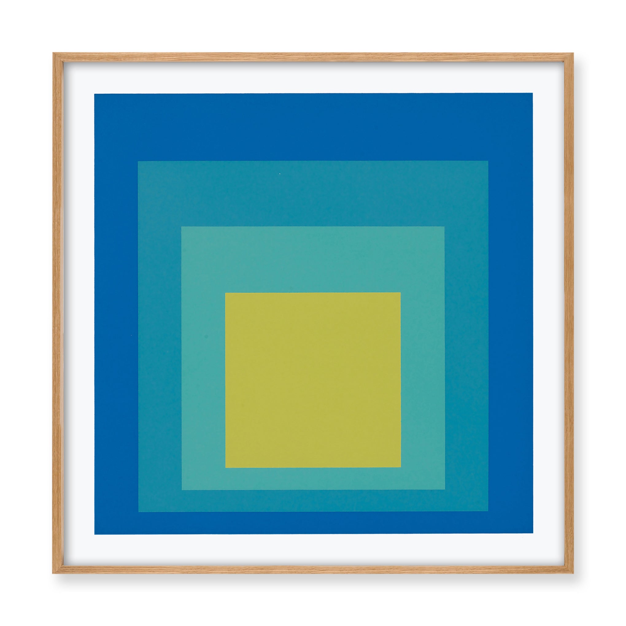 Josef Albers Homage to the Square Framed Art Print