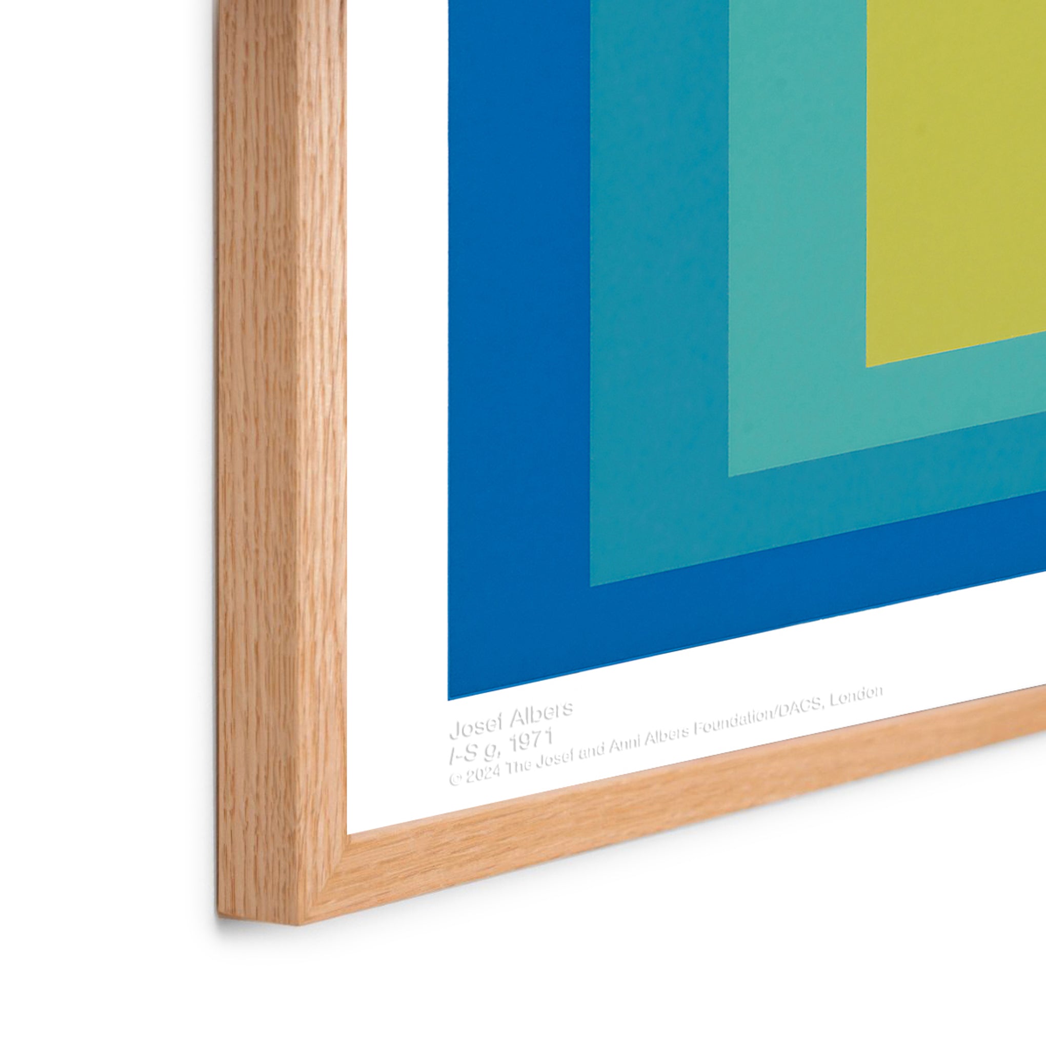 Josef Albers Homage to the Square Framed Art Print
