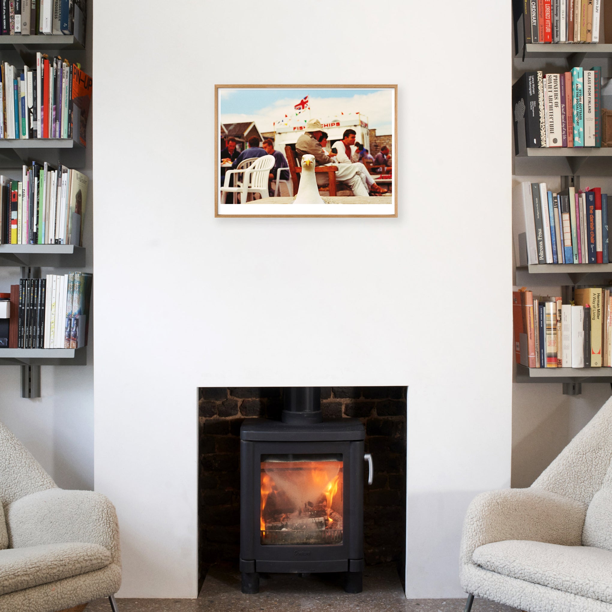 Martin Parr West Bay Framed Art Poster - MoMA Exclusive