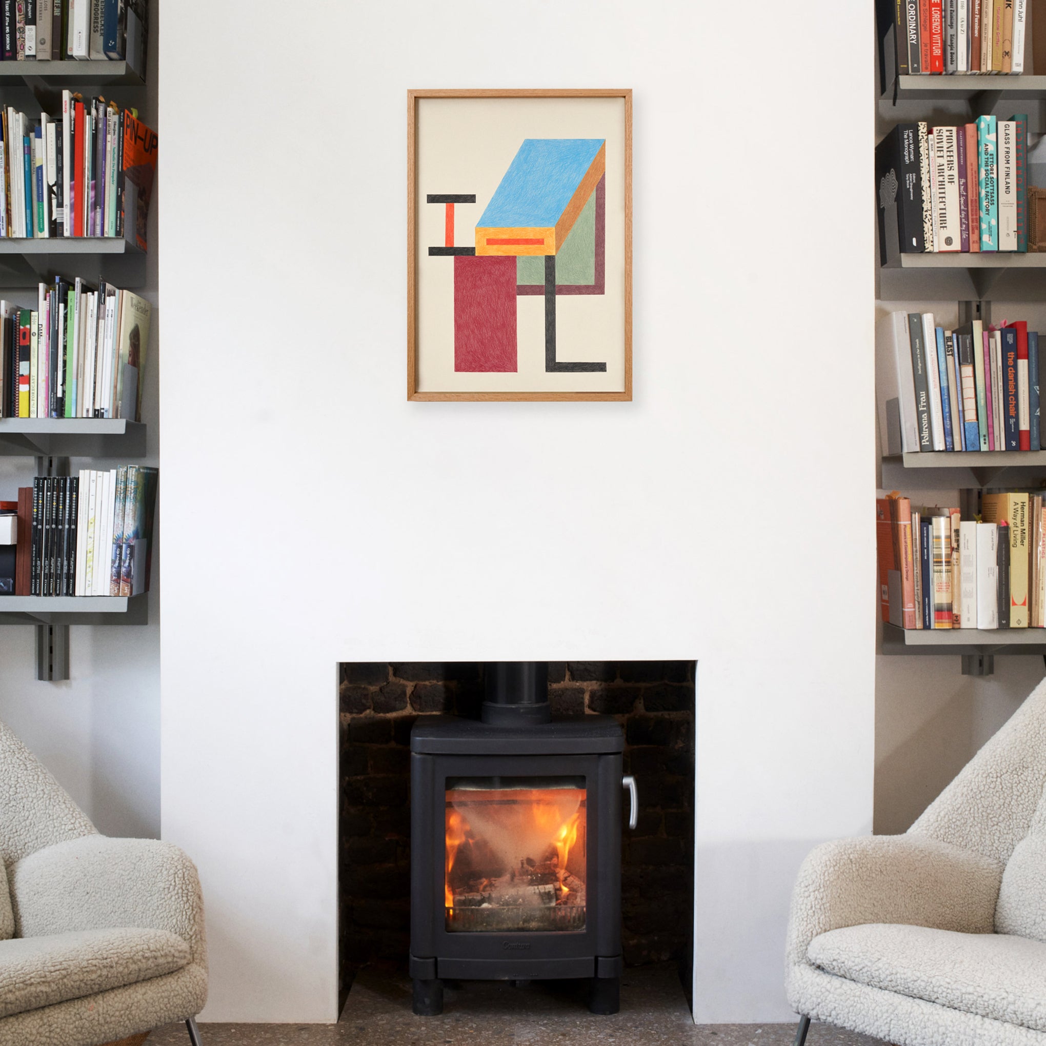 Nathalie Du Pasquier Spirou Limited Edition Framed Art Print