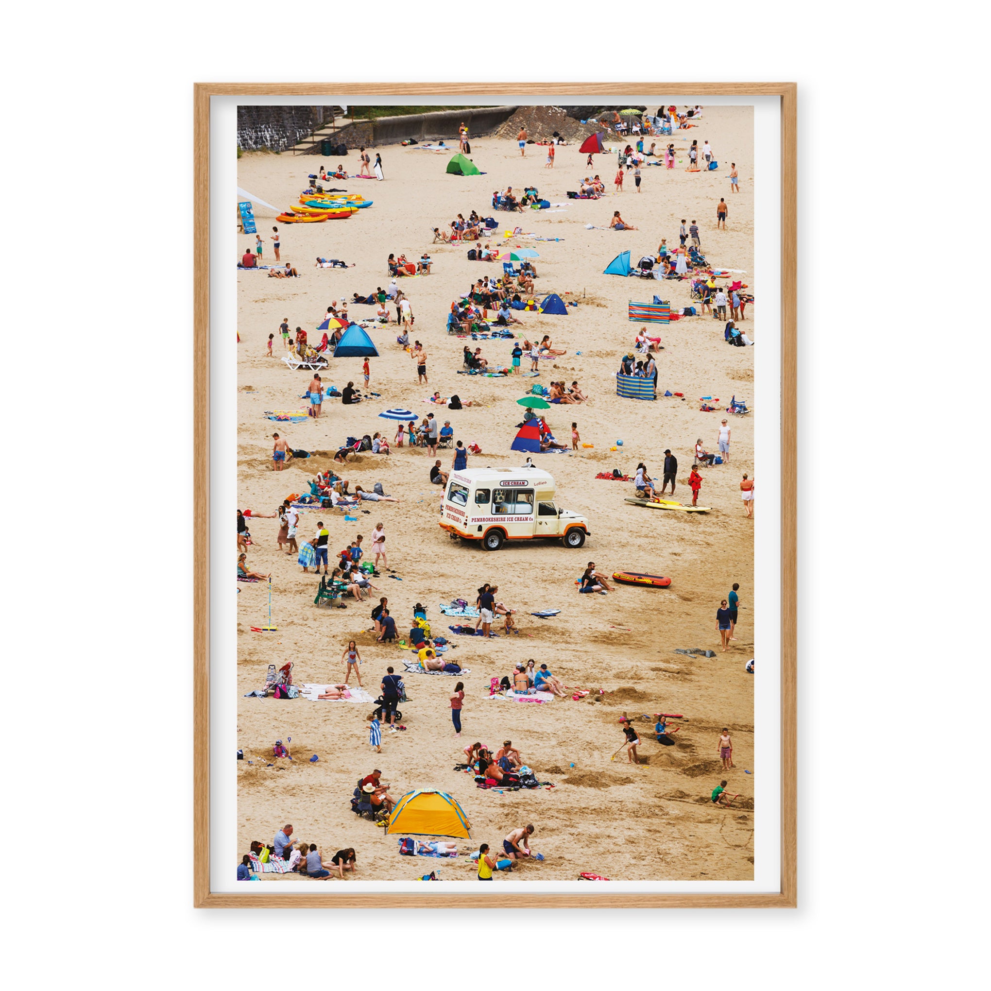 Martin Parr Tenby Framed Art Print - Seaside Photography Poster