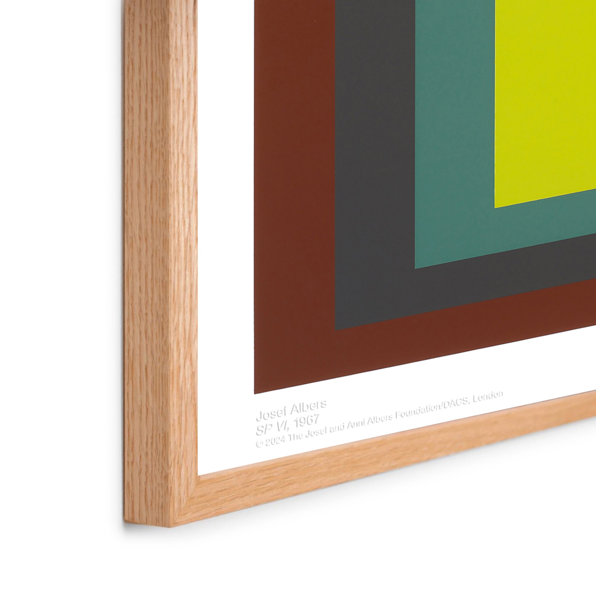 Josef Albers Homage to the Square Framed Art Print Poster