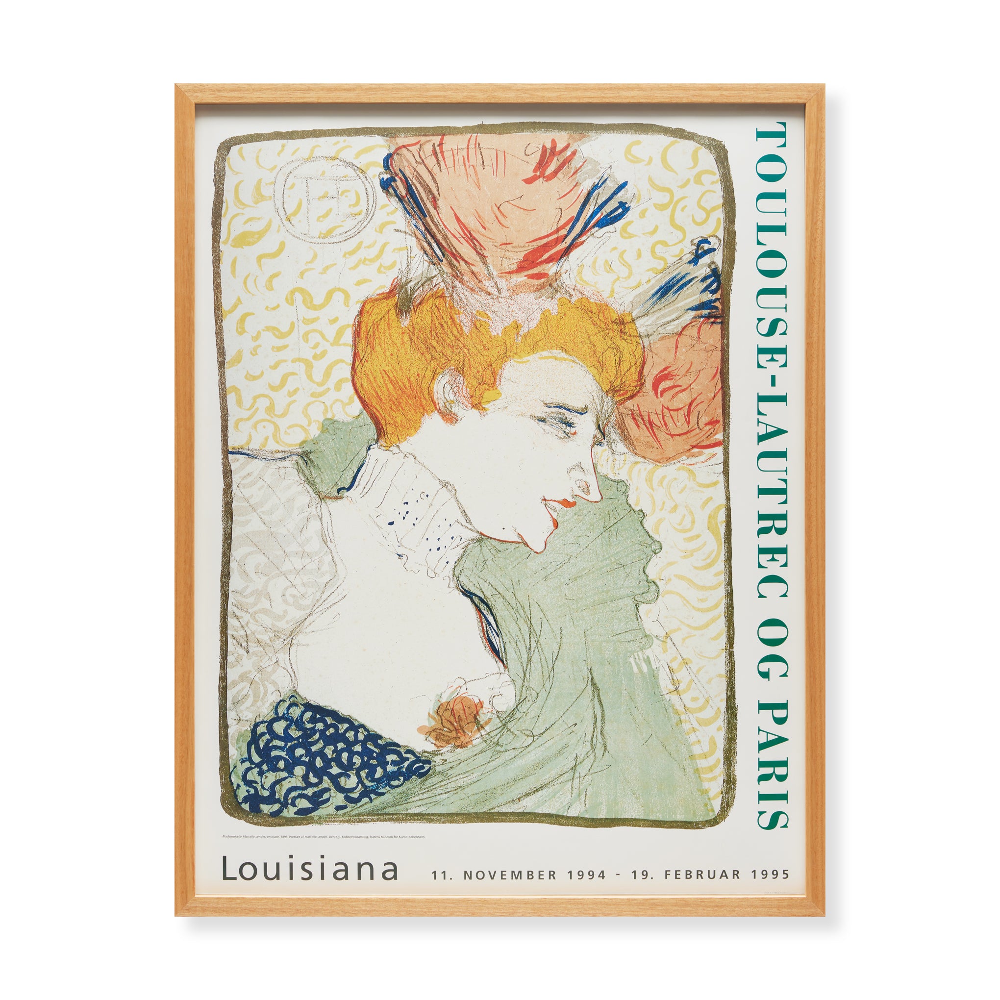 Henri de Toulouse-Lautrec Mademoiselle Marcelle Lender Framed Art Print