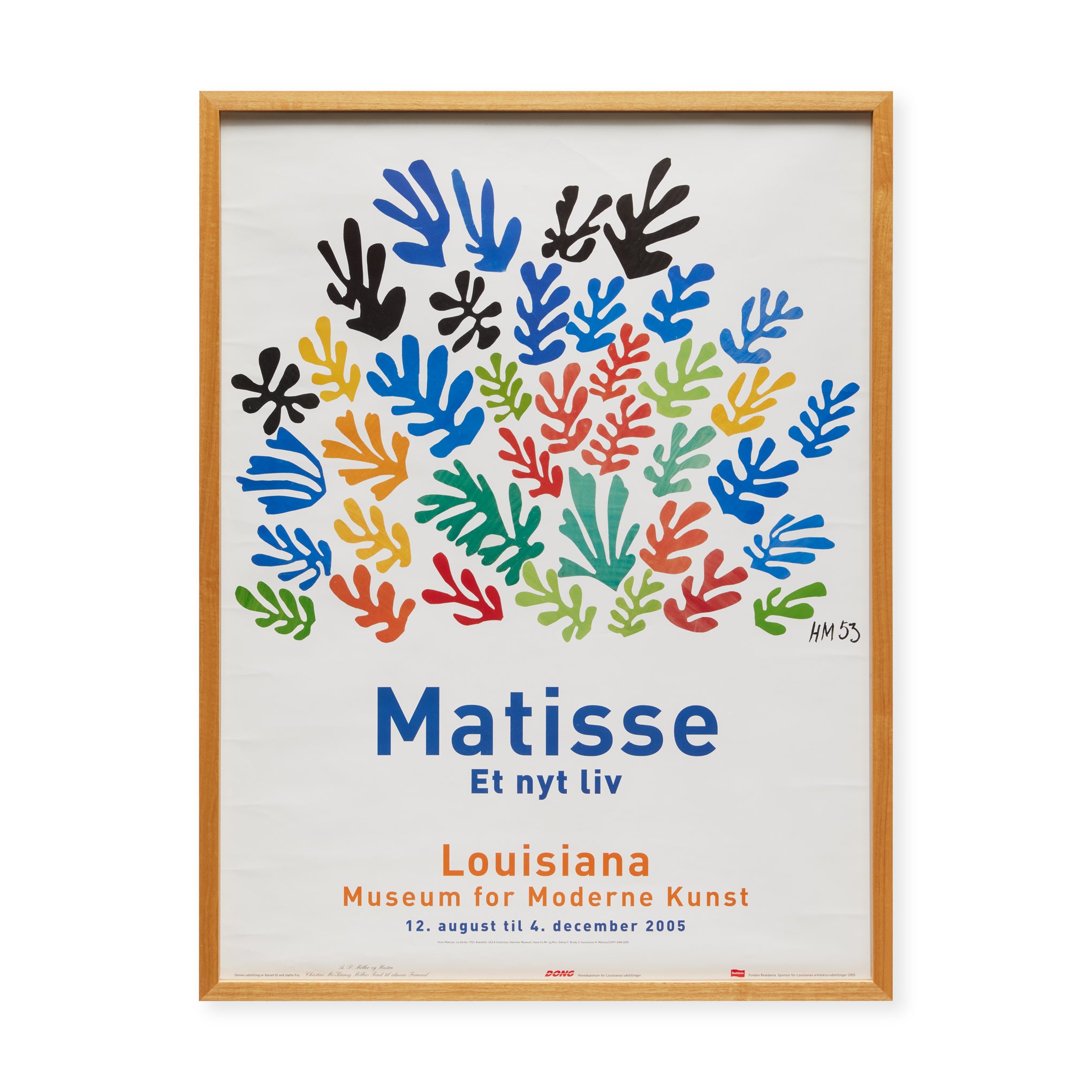 Henri Matisse Framed Exhibition Poster - Vintage 2005 Art Print
