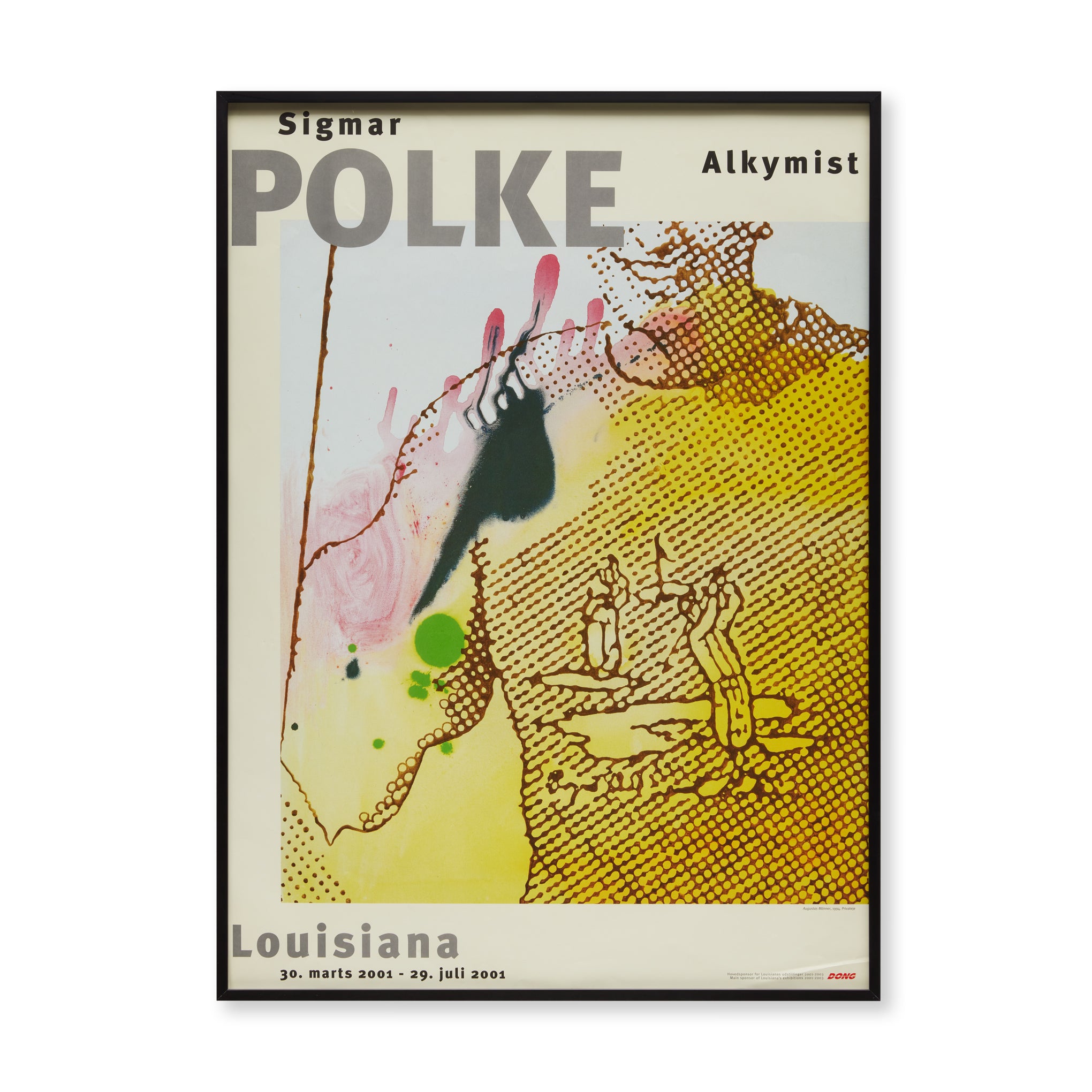 Sigmar Polke Alkymist Framed Exhibition Poster 2001