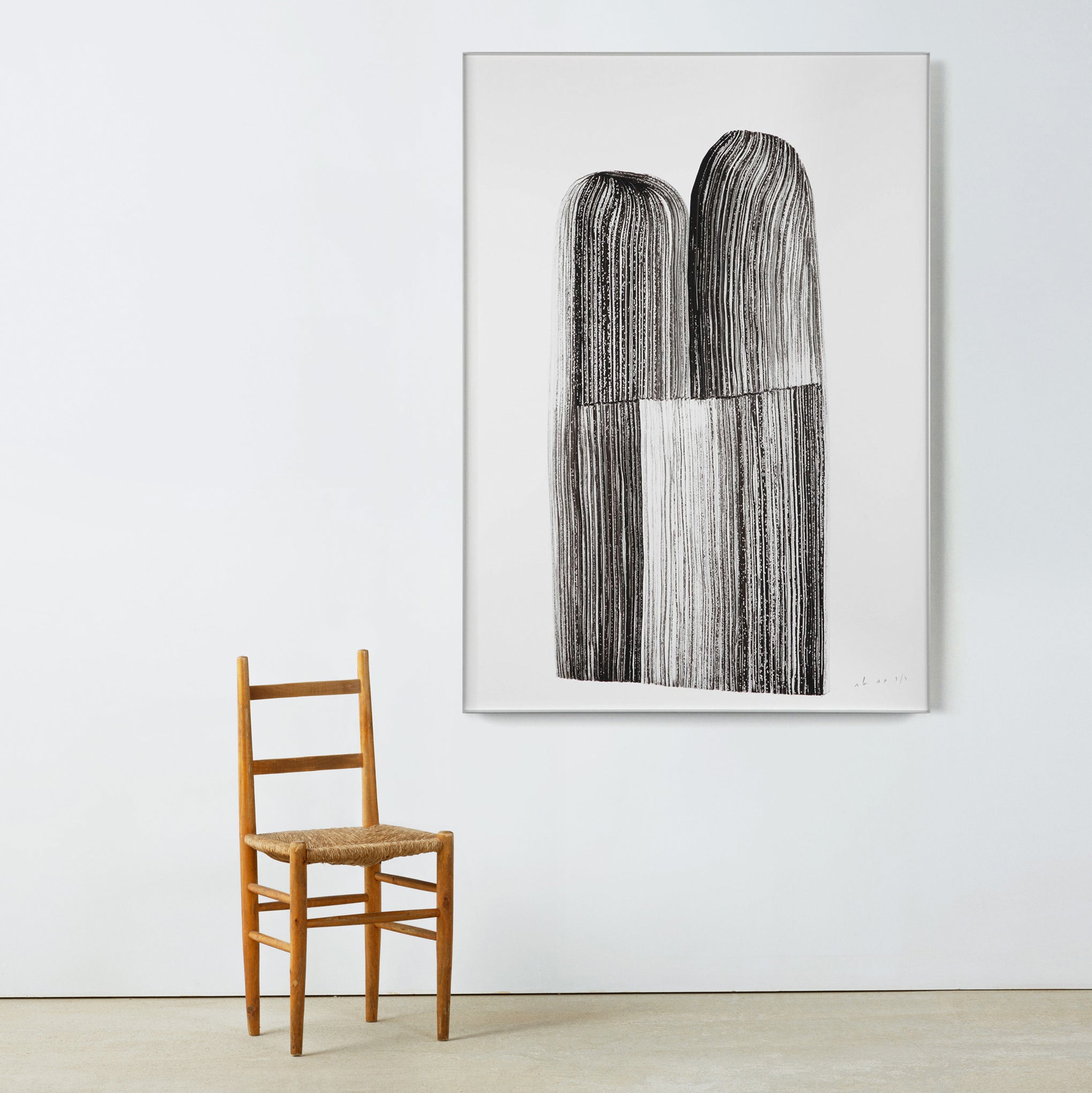 Ronan Bouroullec Black Ink 4 Limited Edition Framed Art Print