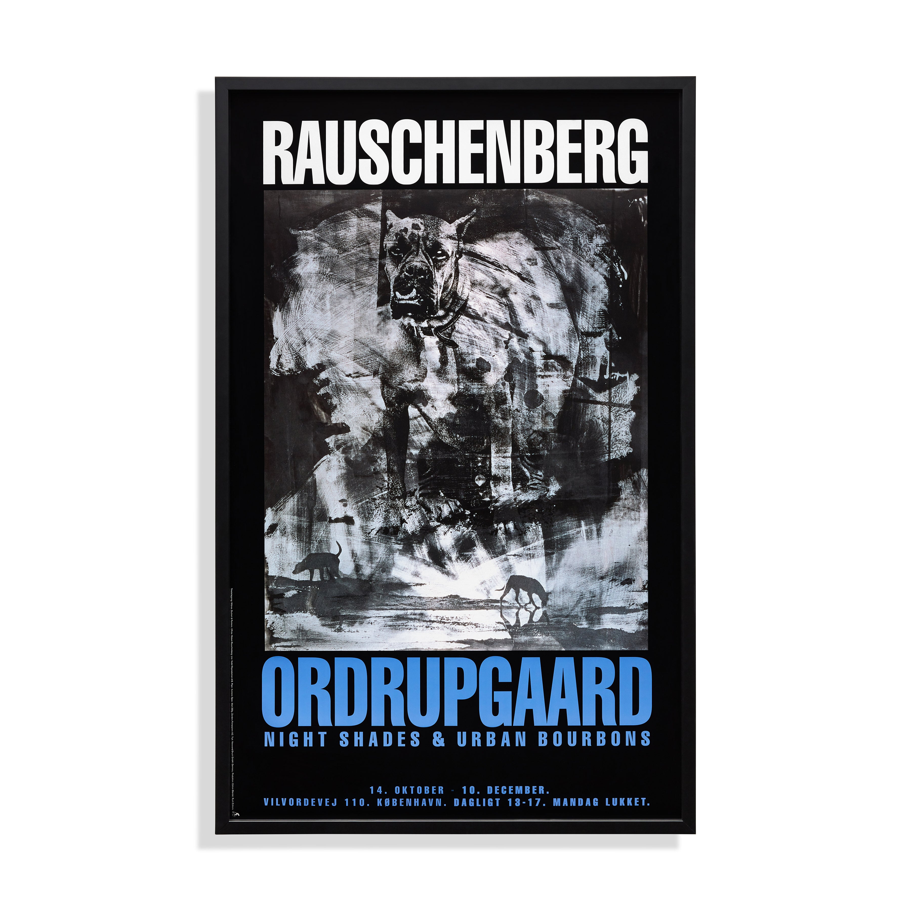 Robert Rauschenberg Framed Art Poster - Vintage Museum Print