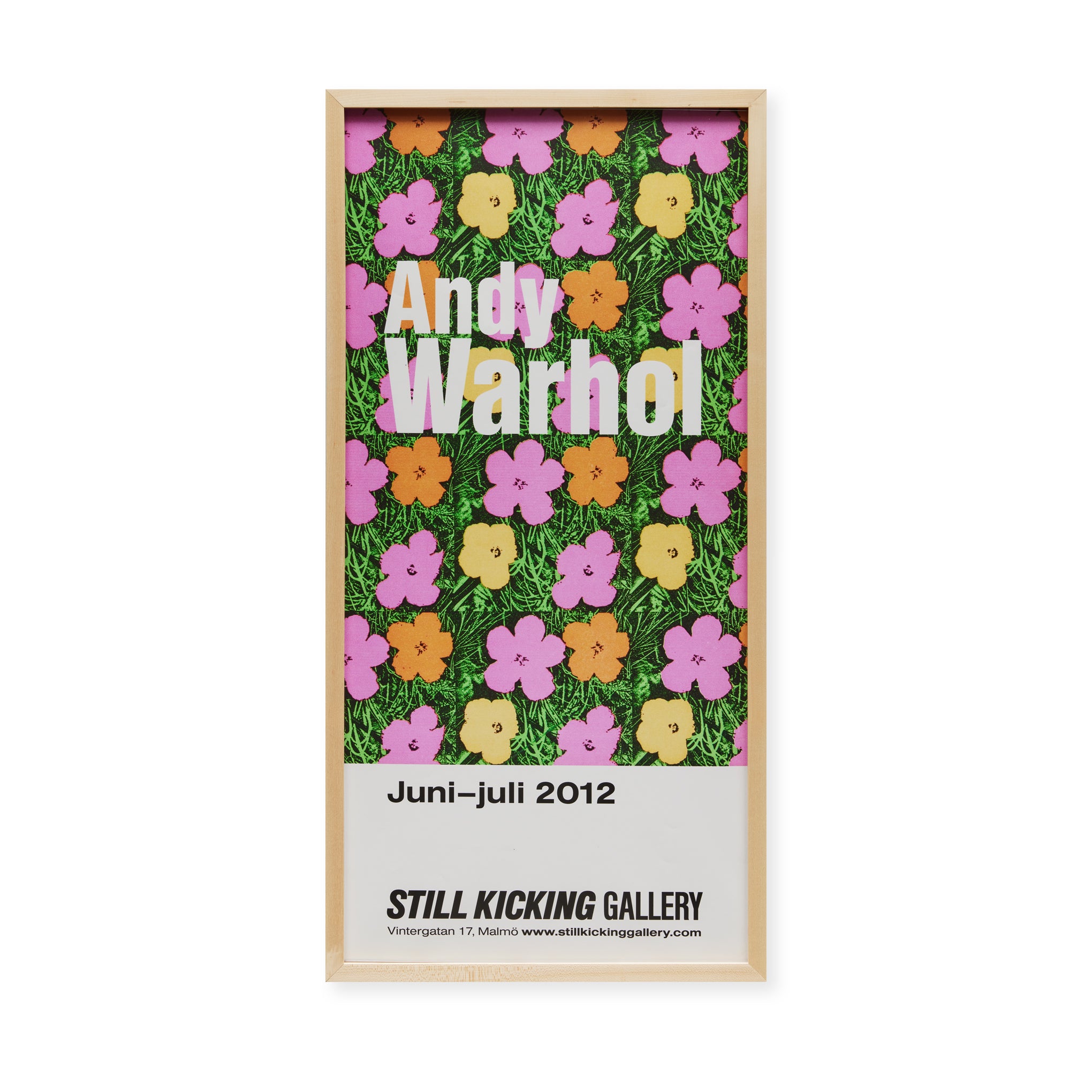 Andy Warhol Still Kicking Gallery Framed Art Poster 2012