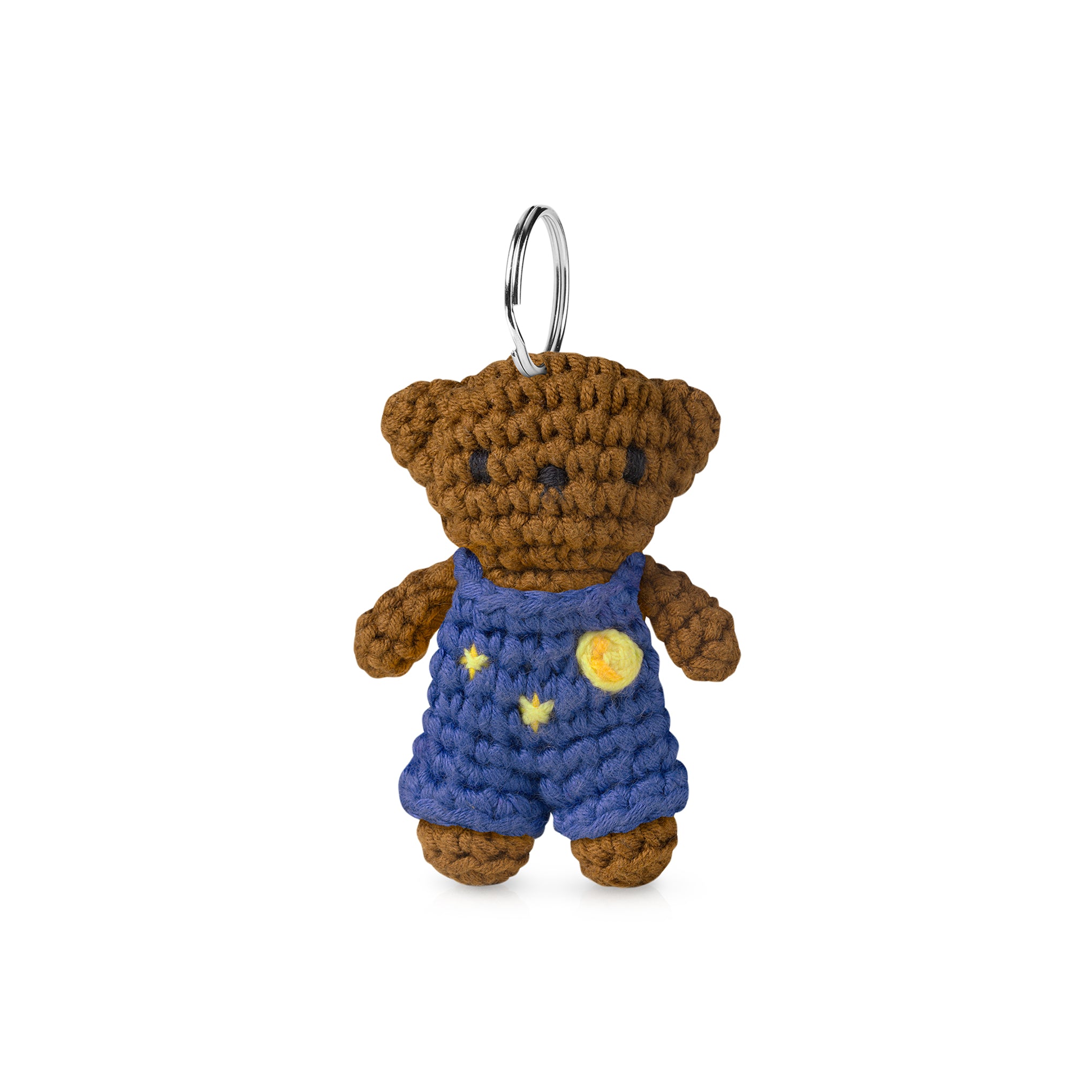 Miffy & Friends Van Gogh Starry Night Crochet Keychain – Handmade Plush Toy