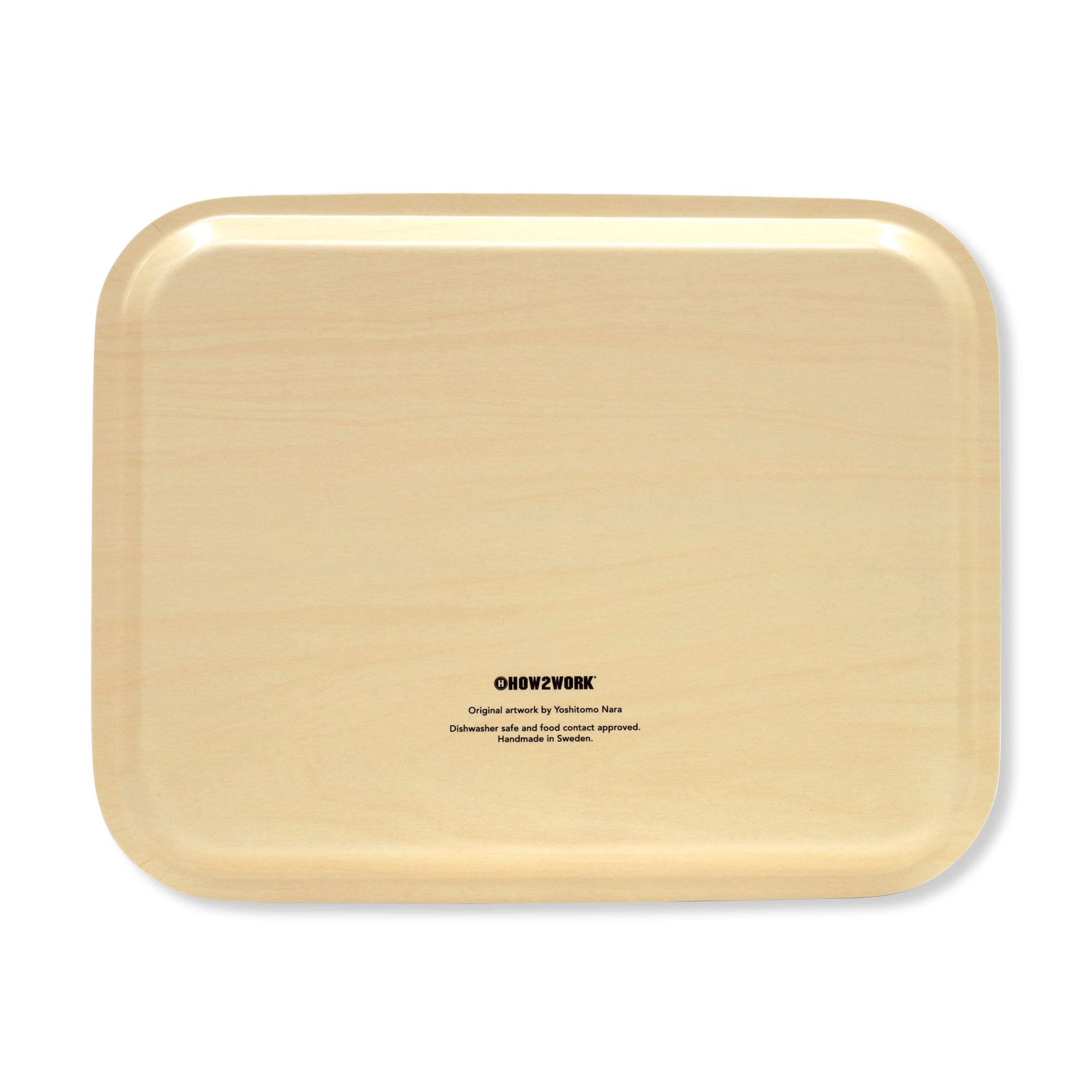 Yoshitomo Nara Art Tray - Birch Wood Catchall Display