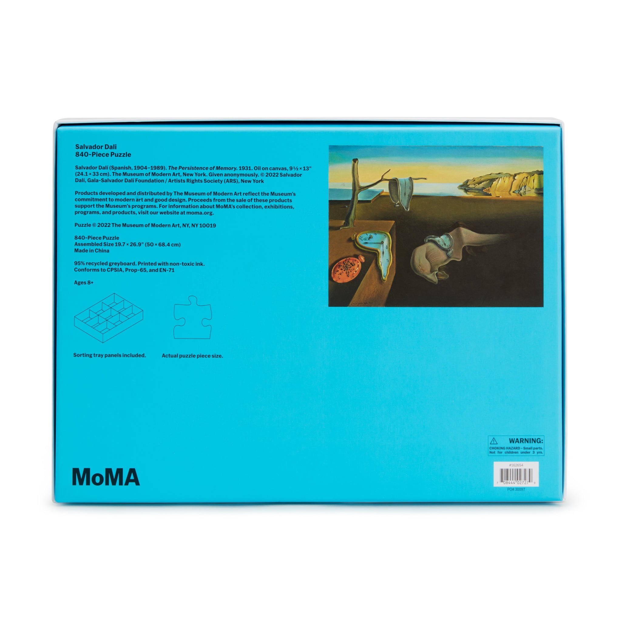 Salvador Dalí The Persistence of Memory 840-Piece Jigsaw Puzzle