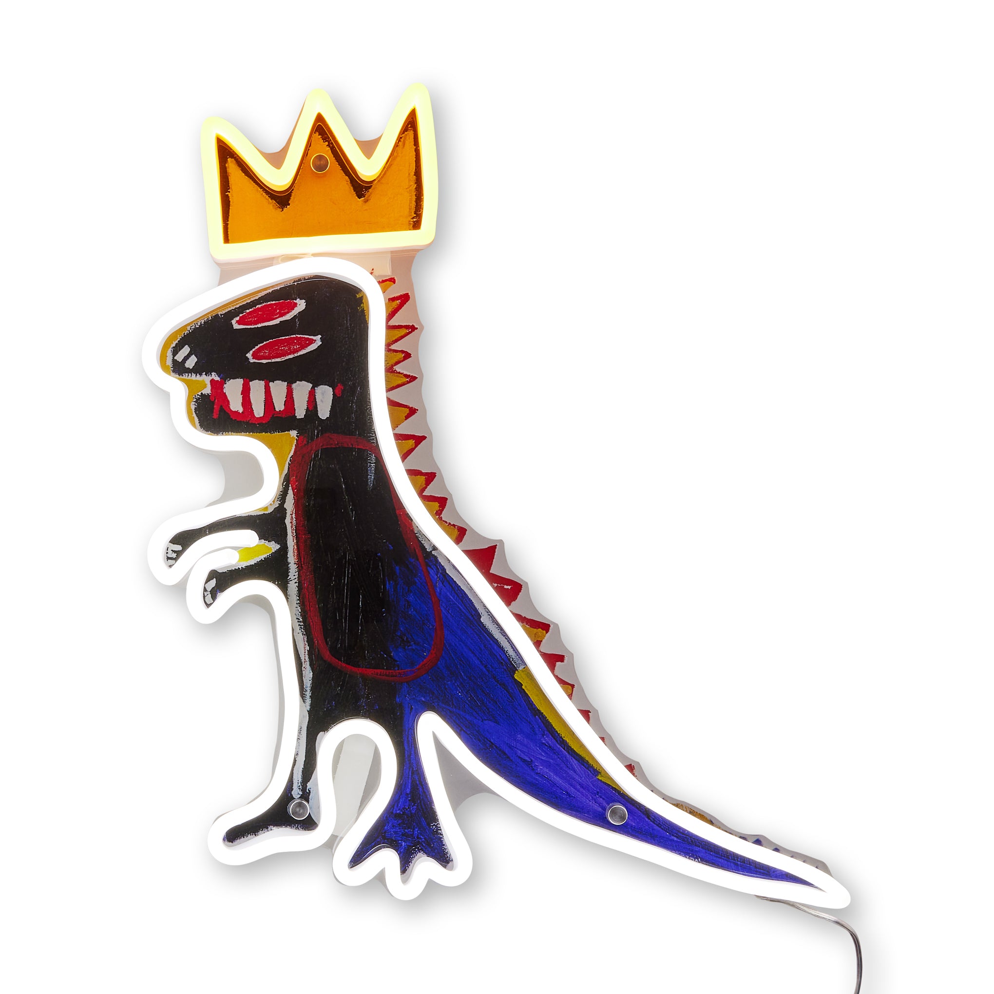 Jean-Michel Basquiat LED Neon Sign - Pez Dispenser Artwork