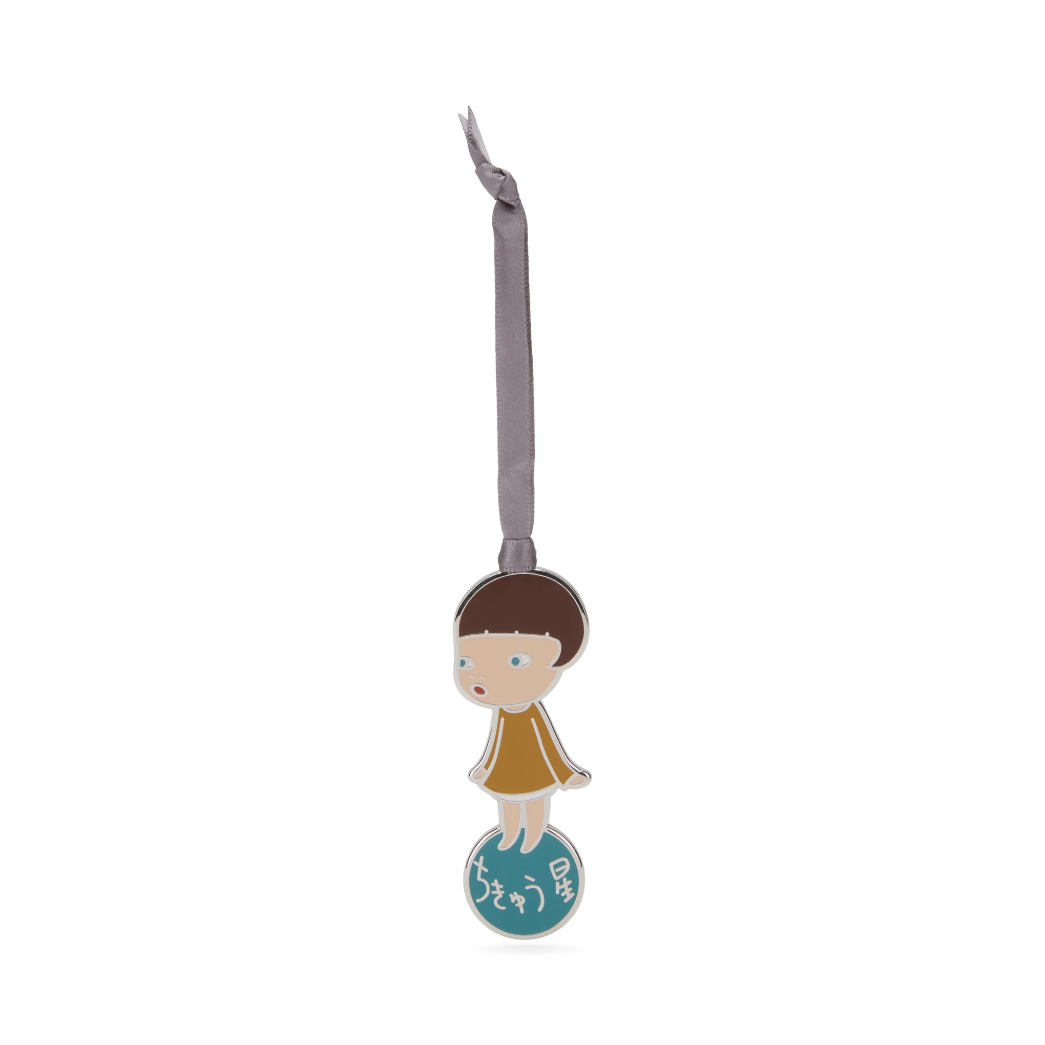 Yoshitomo Nara Patch of Earth Enamel Holiday Ornament