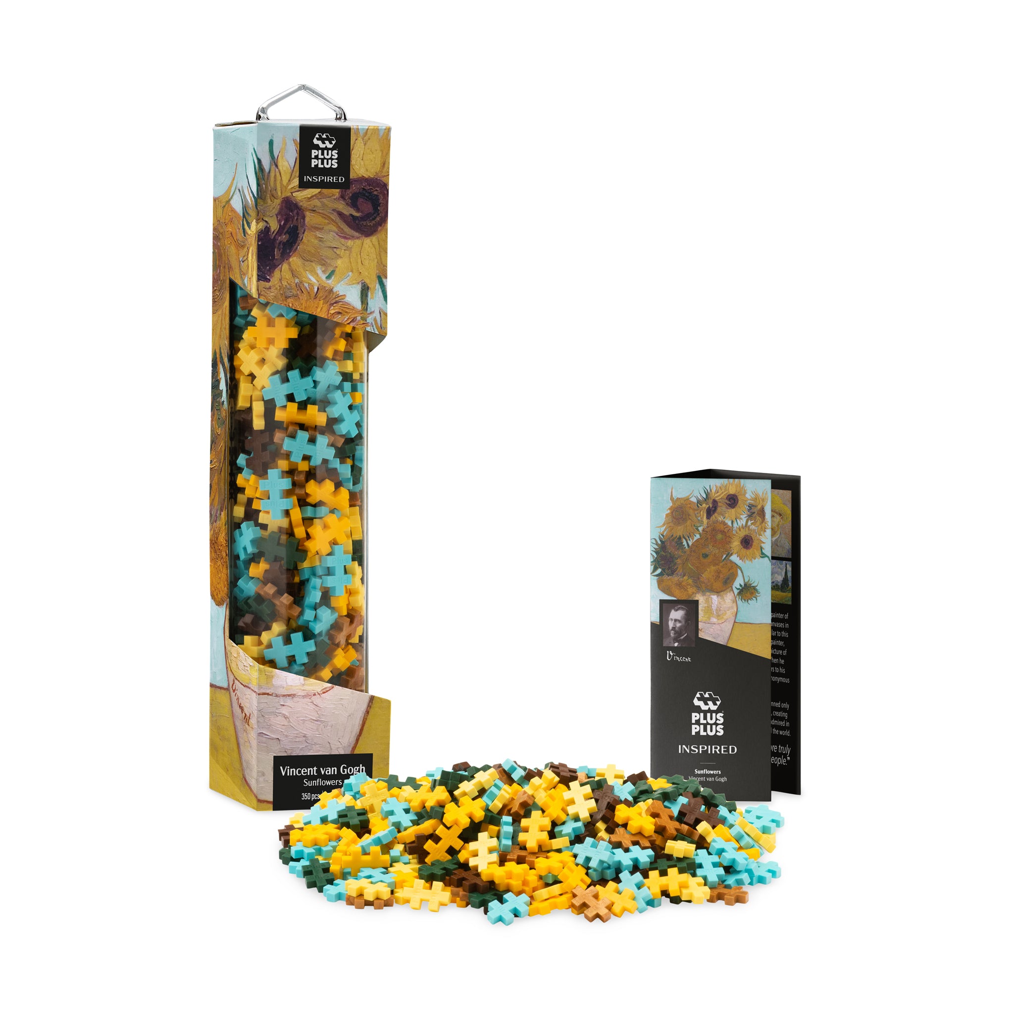 Vincent van Gogh Sunflower Building Blocks for Kids – Eco-Friendly 350-Piece Set