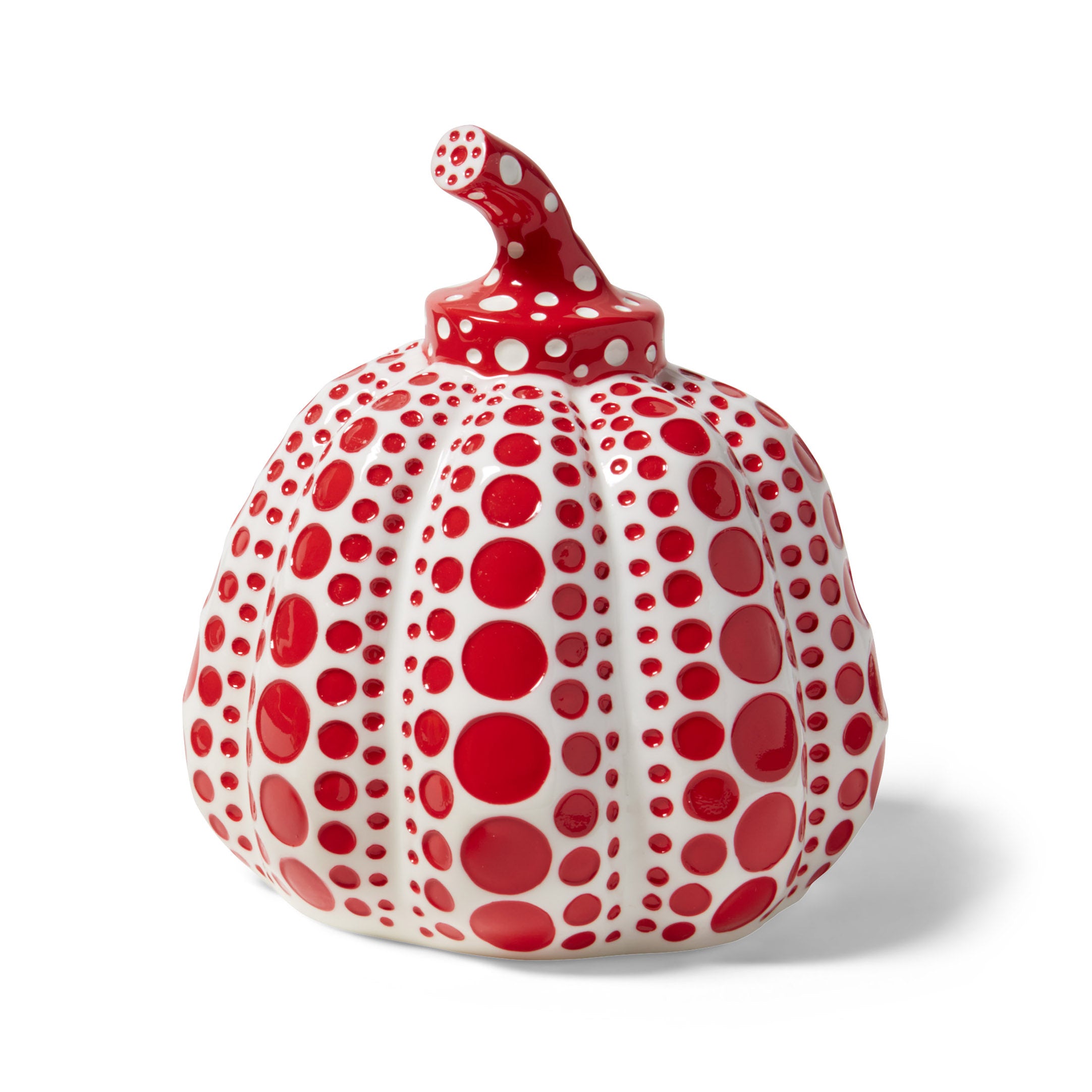 Yayoi Kusama Red Pumpkin Sculpture - Desk Decor Artwork