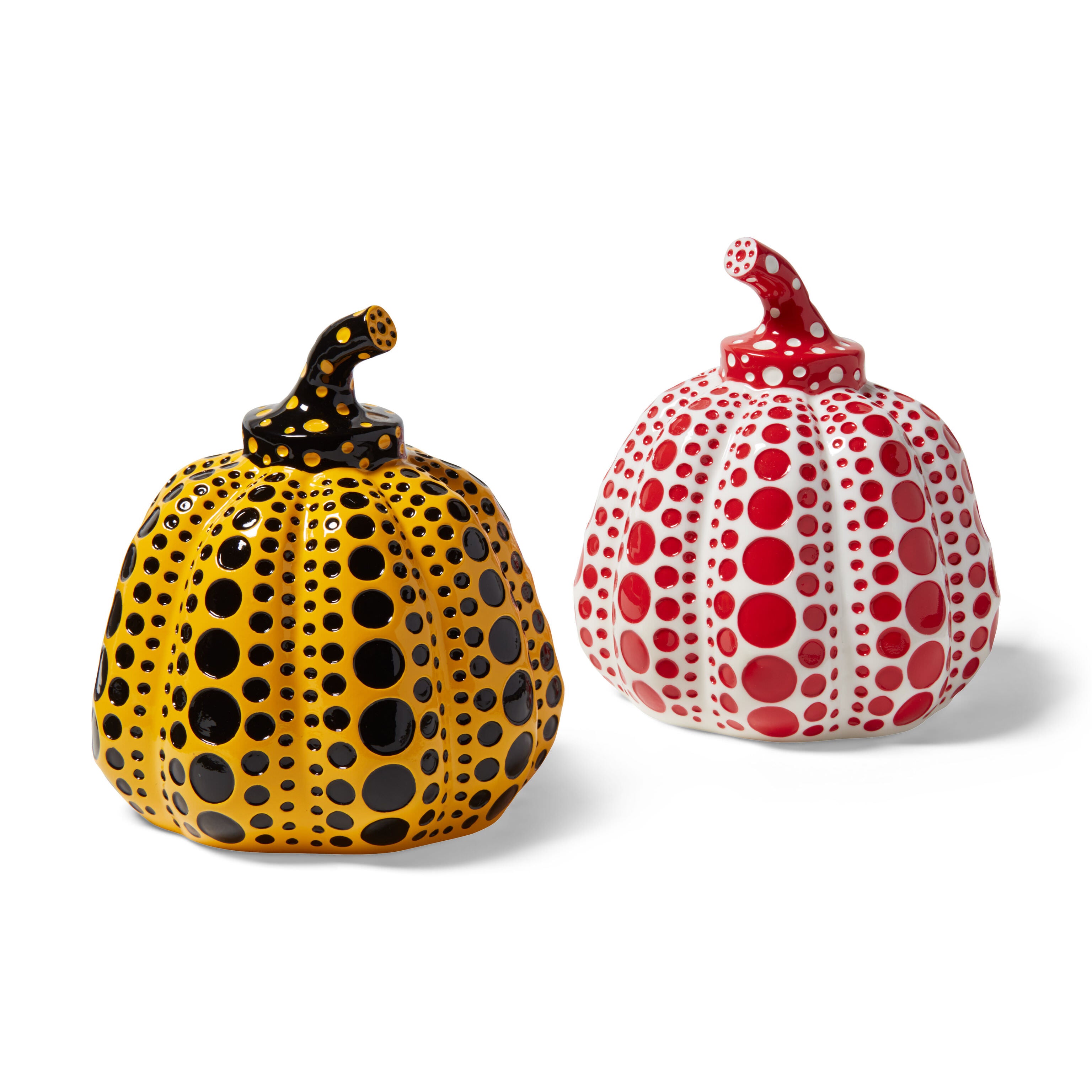 Yayoi Kusama Red Pumpkin Sculpture - Desk Decor Artwork